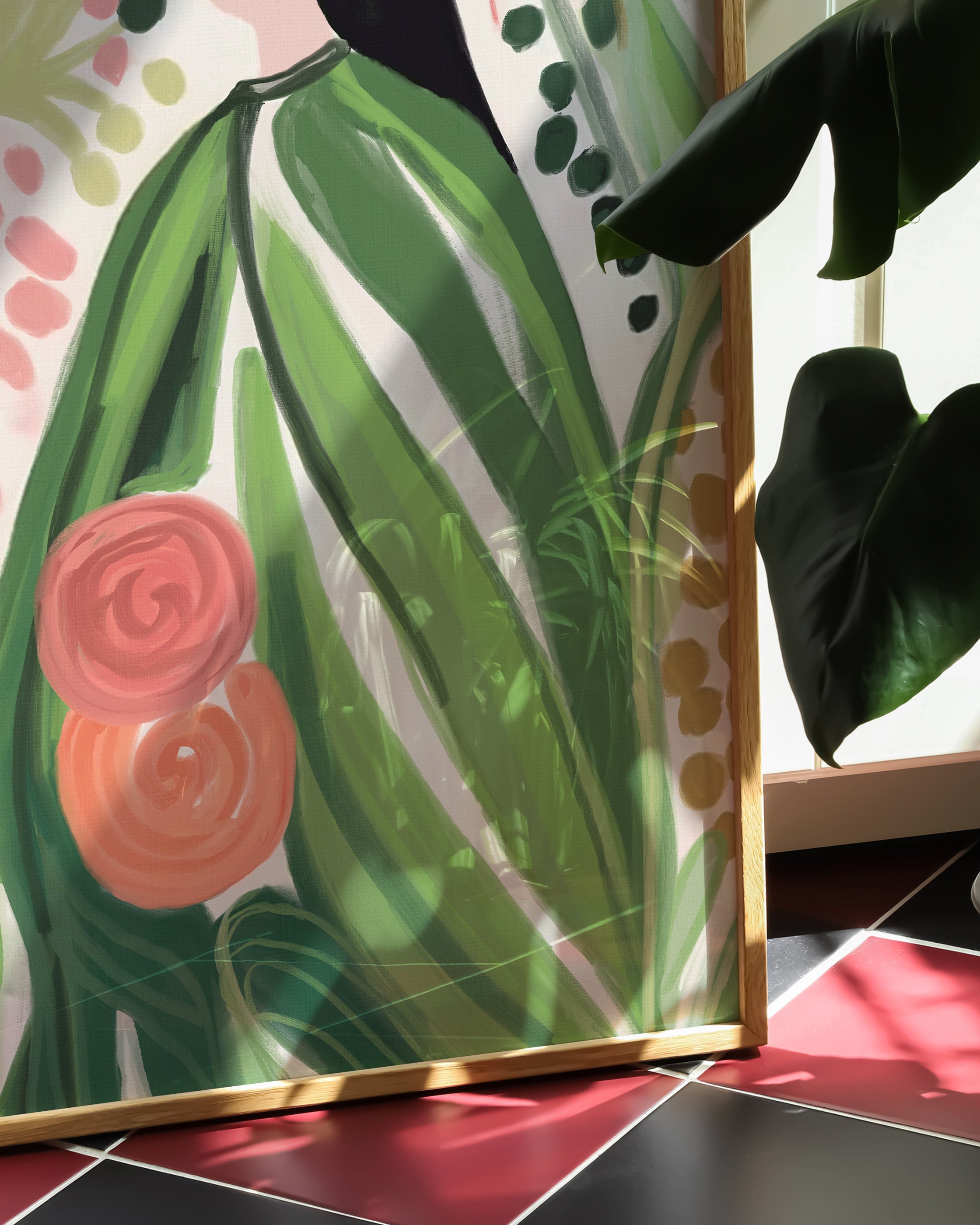 Refuge Végétal Poster – FineArt Wandbild, moderne Kunst & Fine Art Print von Spawnd, handgefertigt & Made in Germany