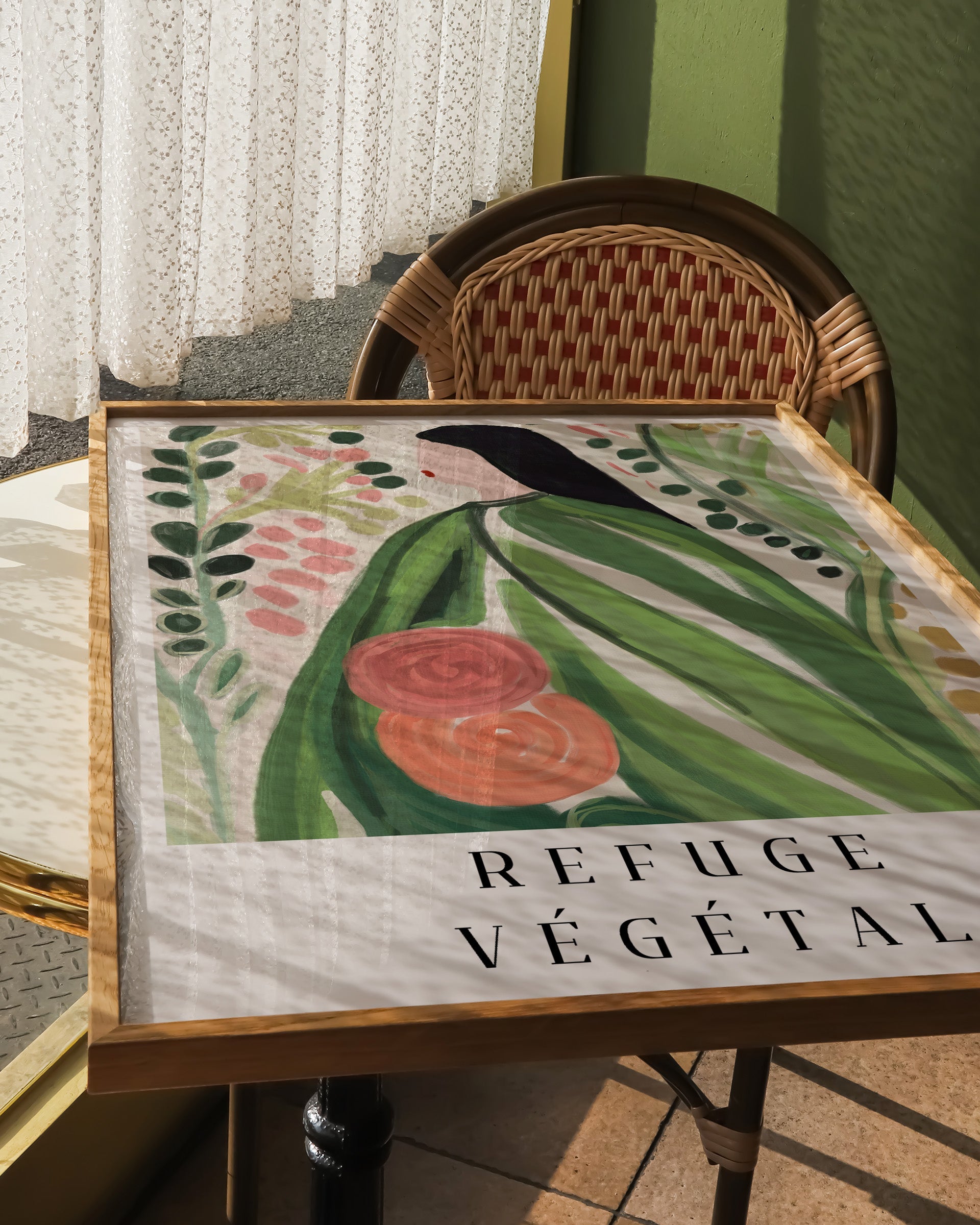 Refuge Végétal Poster – FineArt Wandbild, moderne Kunst & Fine Art Print von Spawnd, handgefertigt & Made in Germany