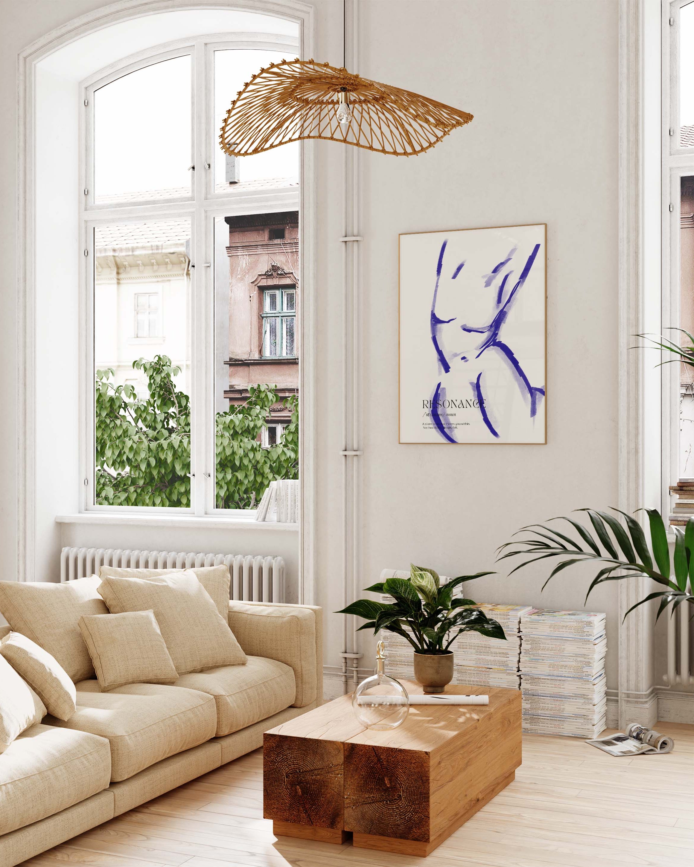 Resonance Poster im Wohnzimmer – Fine Art Print – Spawnd