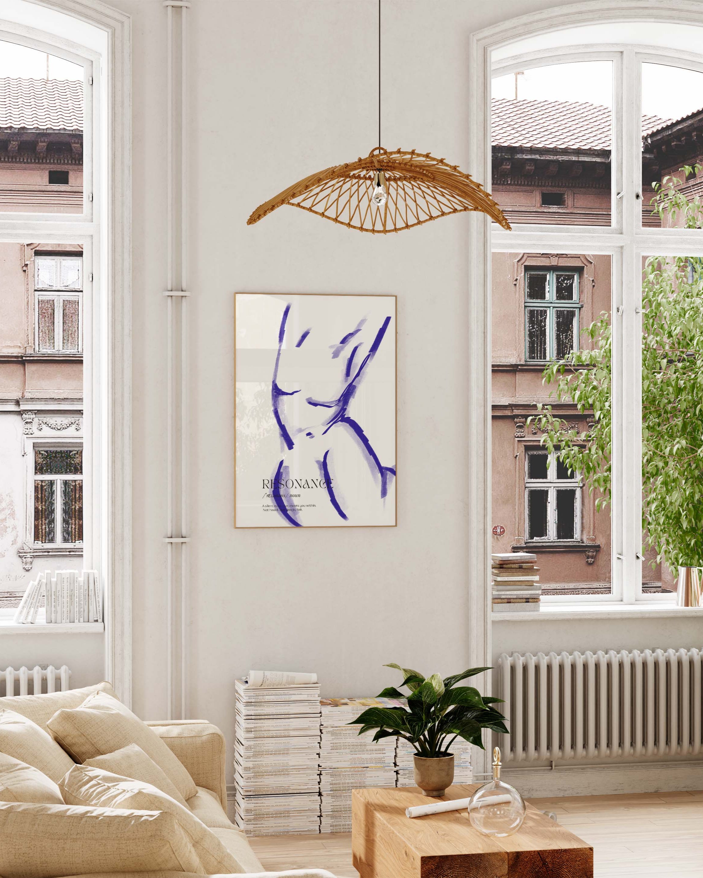 Resonance Poster im Wohnzimmer – Fine Art Print – Spawnd