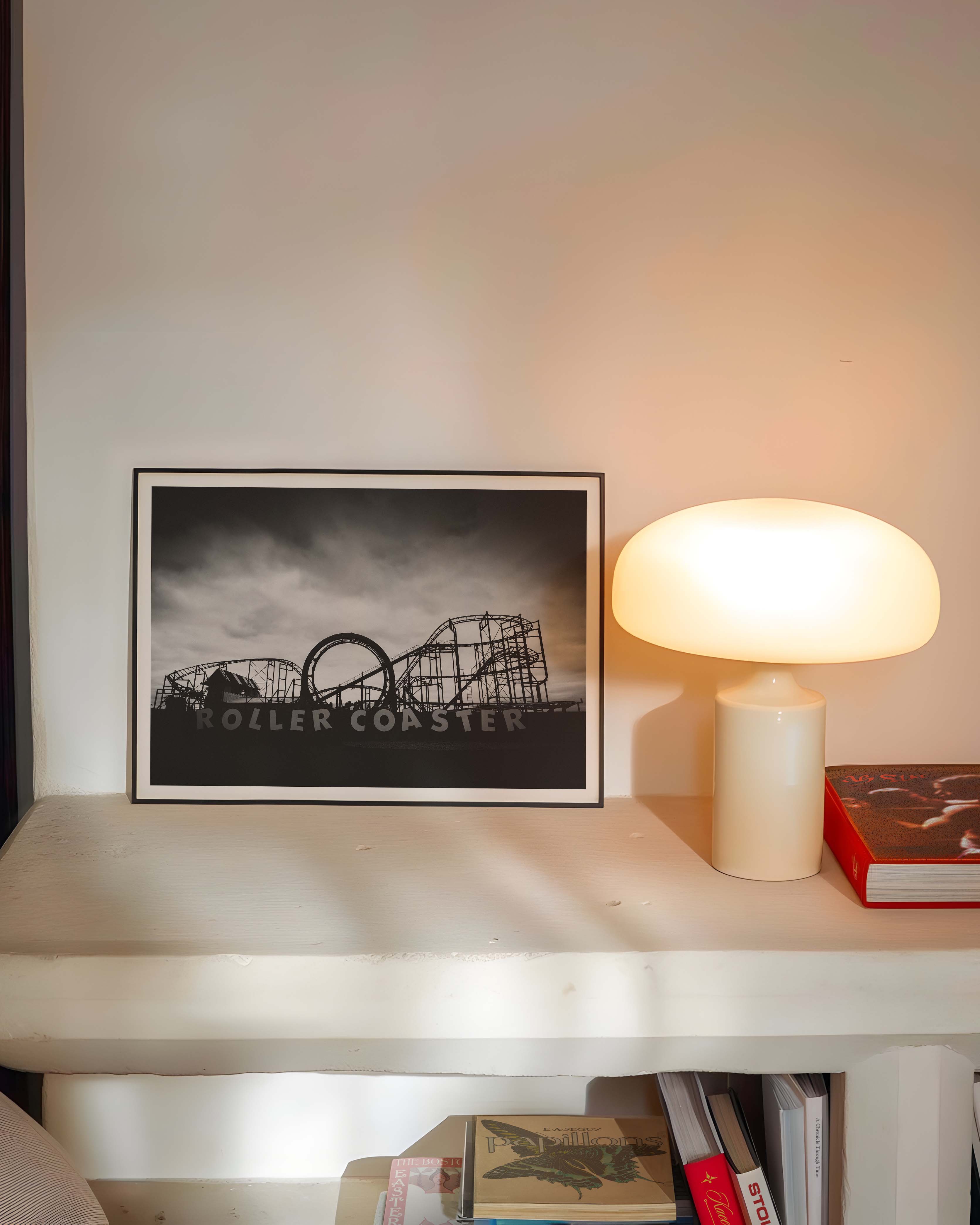 Rollercoaster Poster – FineArt Wandbild, moderne Kunst & Fine Art Print von Spawnd, handgefertigt & Made in Germany