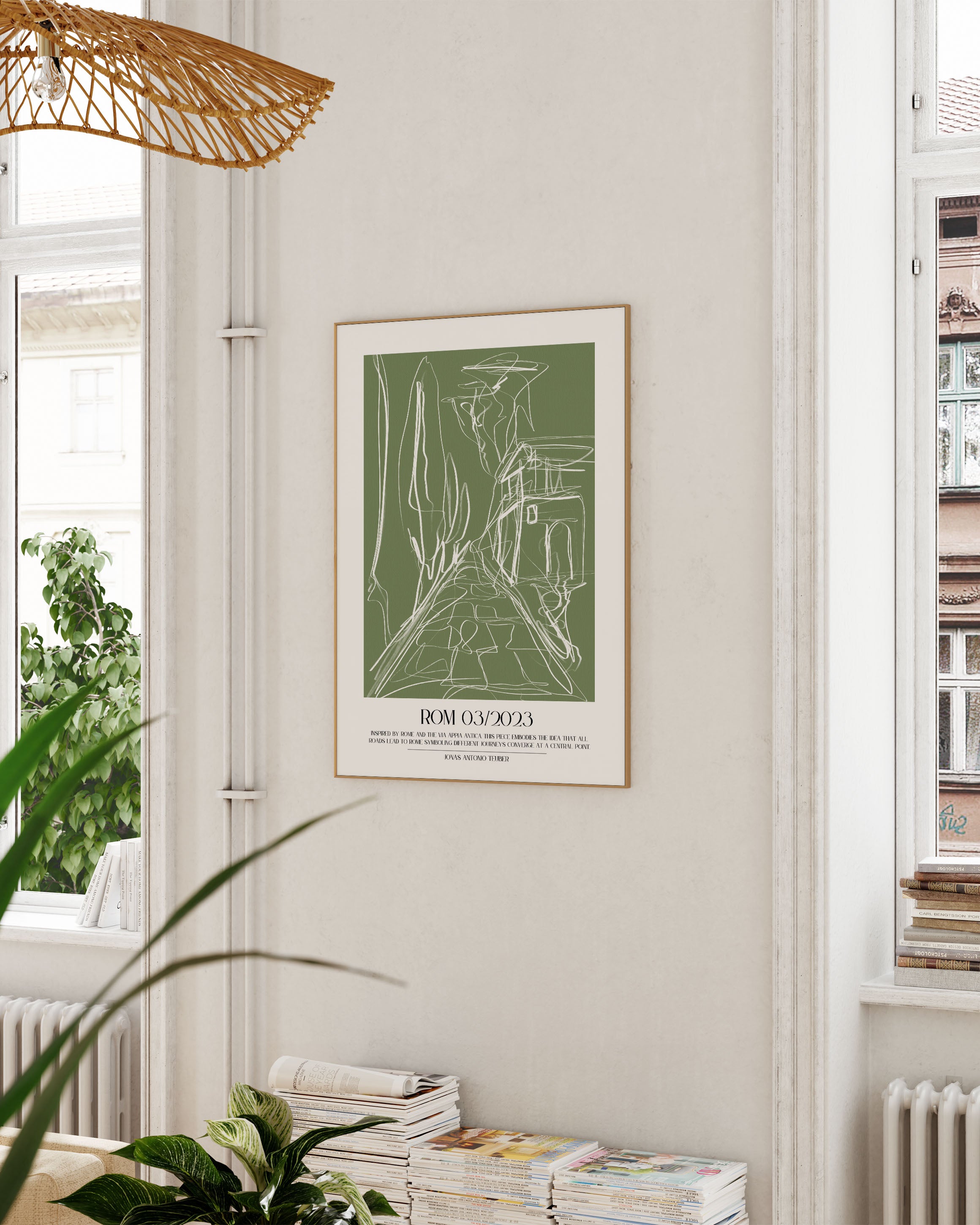 Rom Poster – FineArt Wandbild, moderne Kunst & Fine Art Print von Spawnd, handgefertigt & Made in Germany