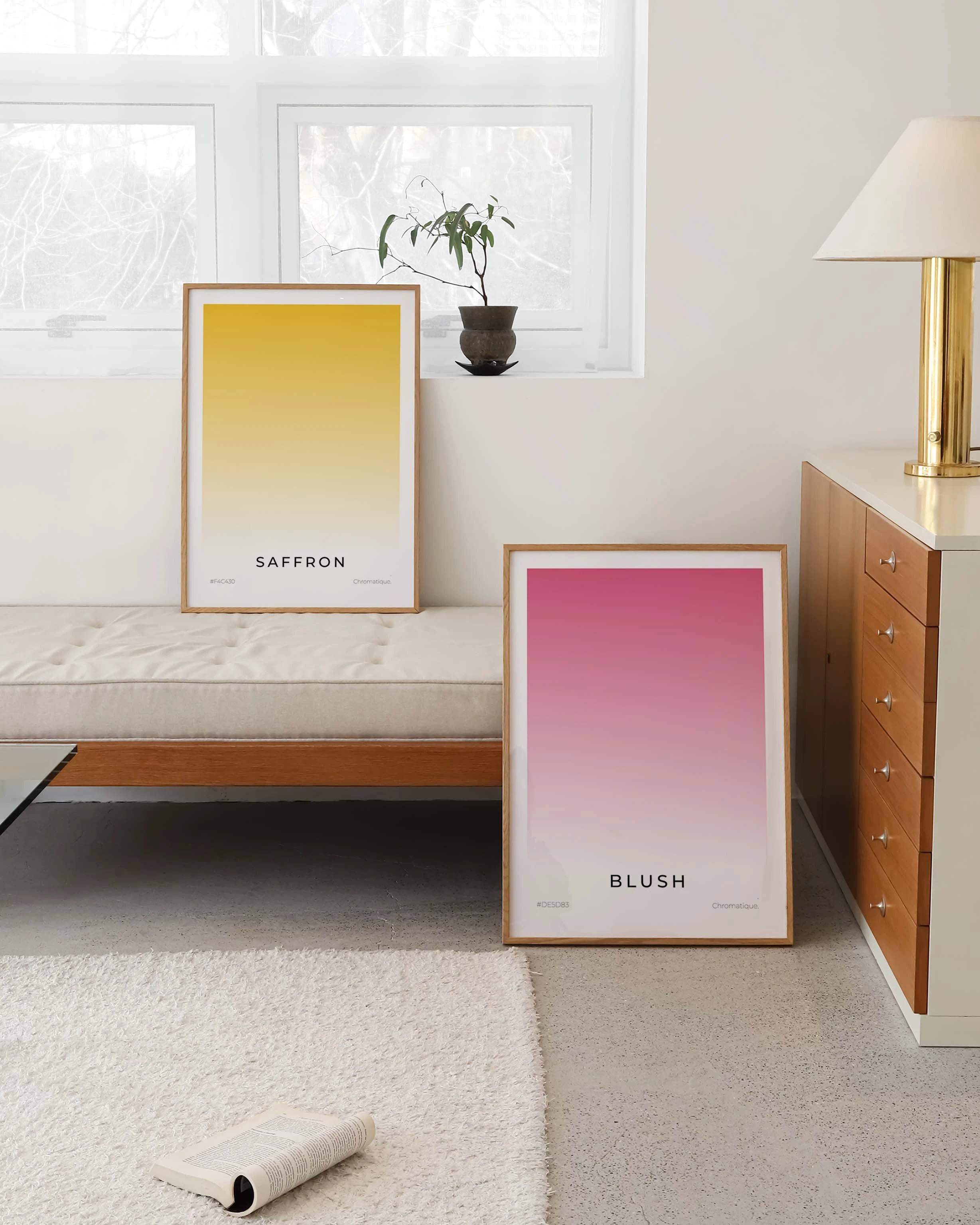 Blush Poster – FineArt Wandbild, moderne Kunst & Fine Art Print von Spawnd, handgefertigt & Made in Germany