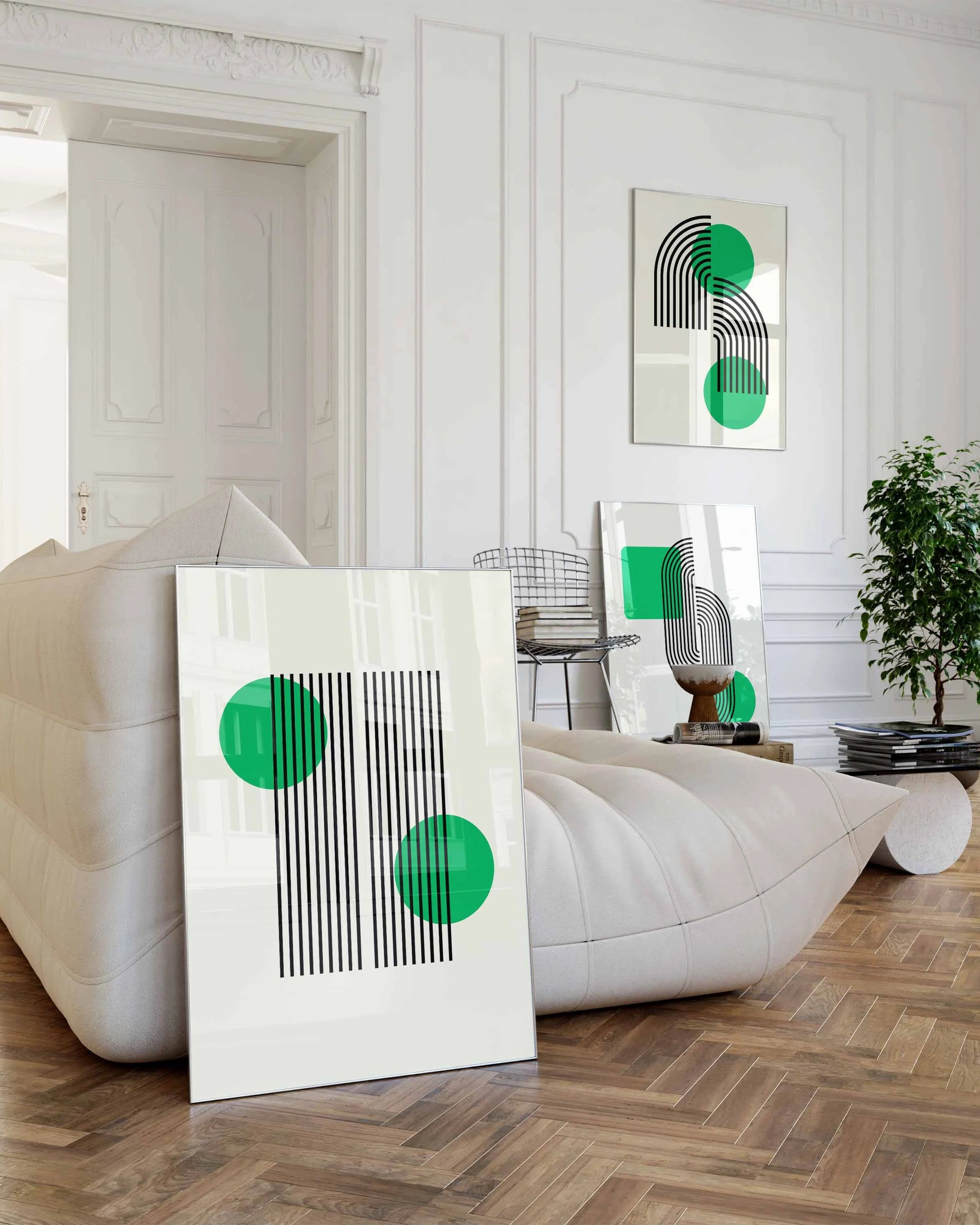 Shape  Harmony Poster – FineArt Wandbild, moderne Kunst & Fine Art Print von Spawnd, handgefertigt & Made in Germany