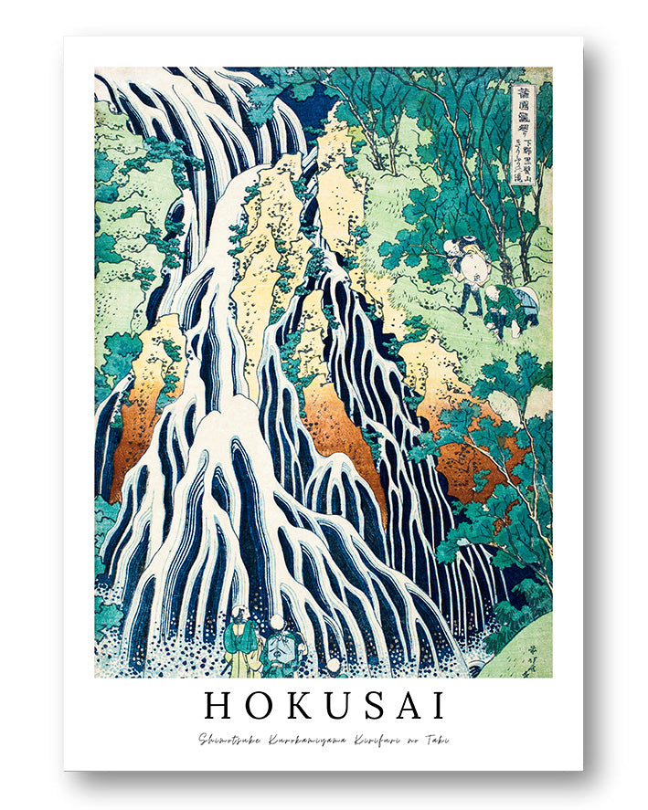 Shimotsuke Kurokamiyama Kirifuri no Taki Poster – FineArt Wandbild, moderne Kunst & Fine Art Print von Spawnd, handgefertigt & Made in Germany