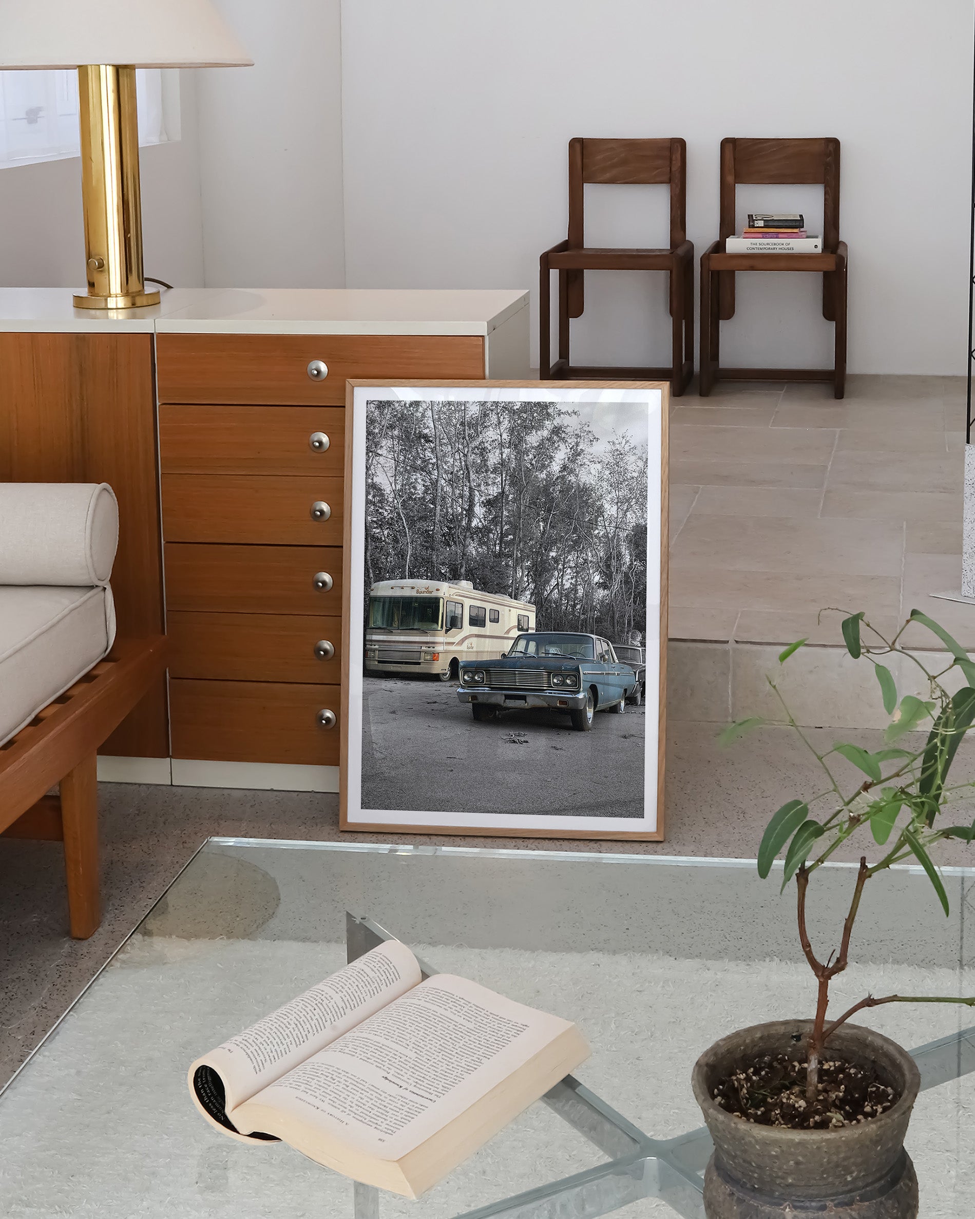 Somewhere in Alabama Poster – FineArt Wandbild, moderne Kunst & Fine Art Print von Spawnd, handgefertigt & Made in Germany