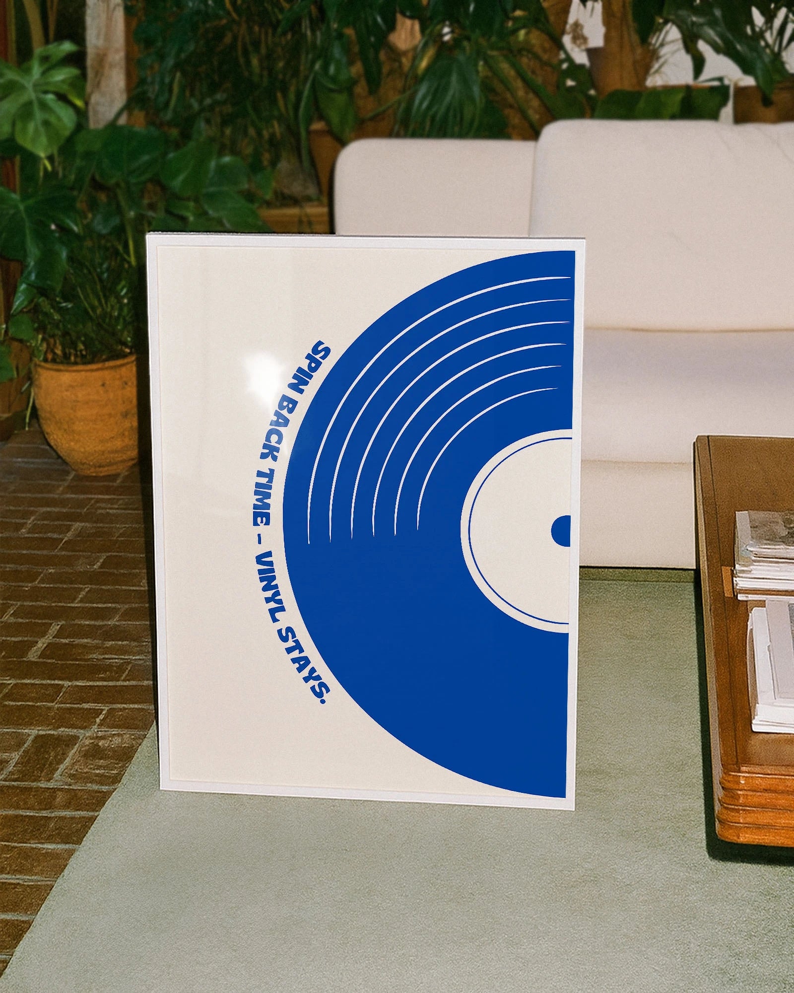 Spin back time Poster – FineArt Wandbild, moderne Kunst & Fine Art Print von Spawnd, handgefertigt & Made in Germany