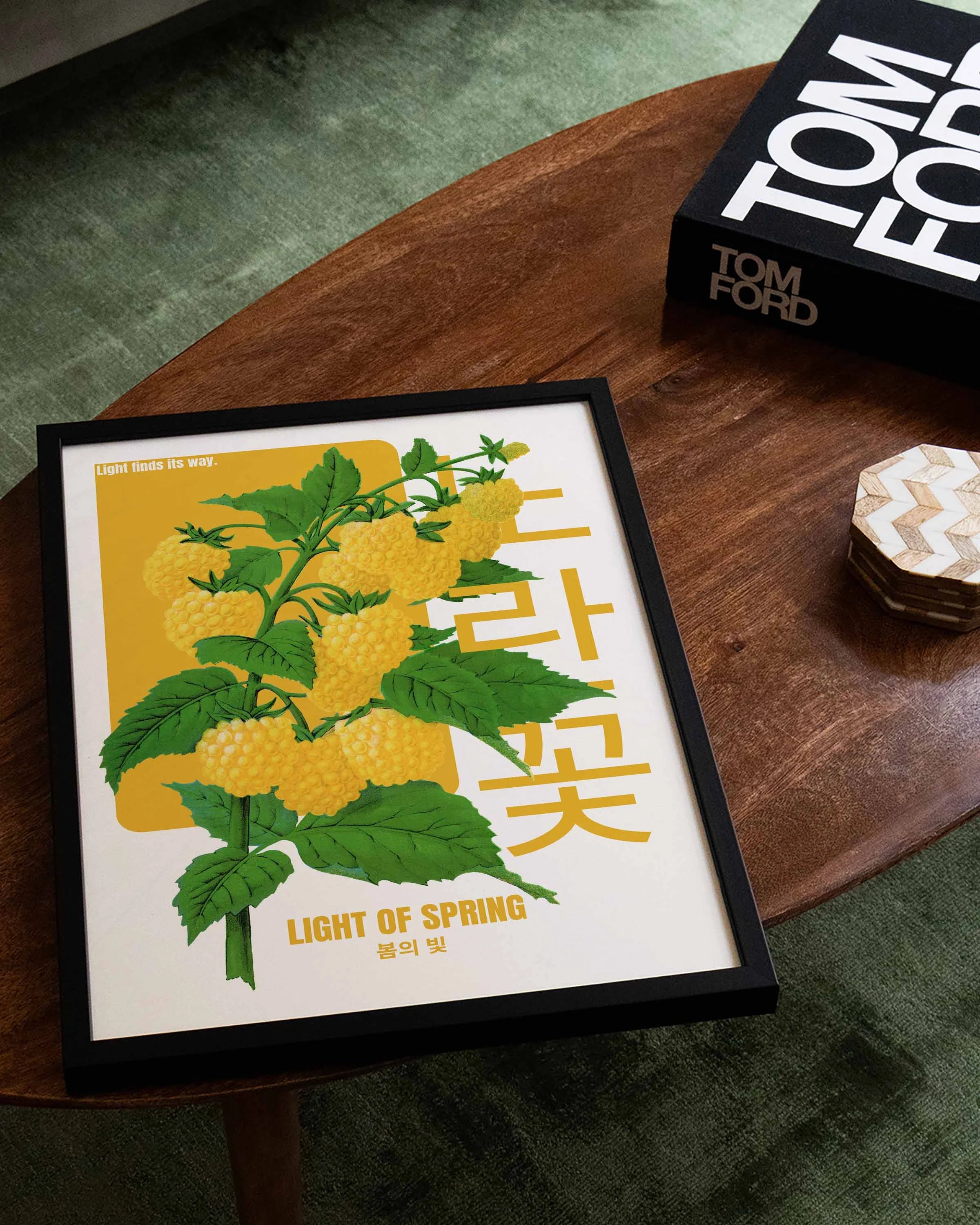 Springlight Poster – FineArt Wandbild, moderne Kunst & Fine Art Print von Spawnd, handgefertigt & Made in Germany