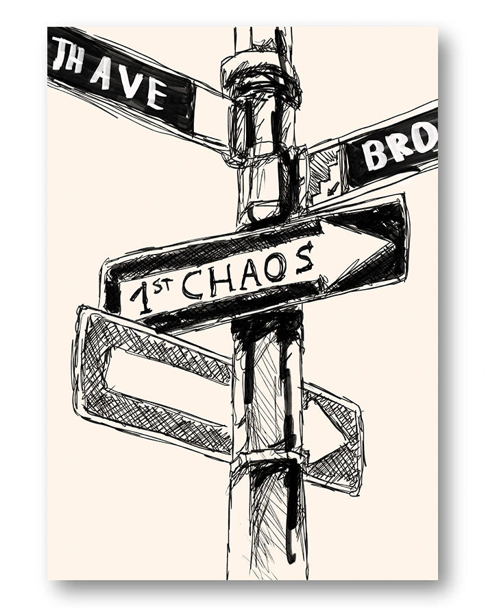 Str. Poster – FineArt Wandbild, moderne Kunst & Fine Art Print von Spawnd, handgefertigt & Made in Germany
