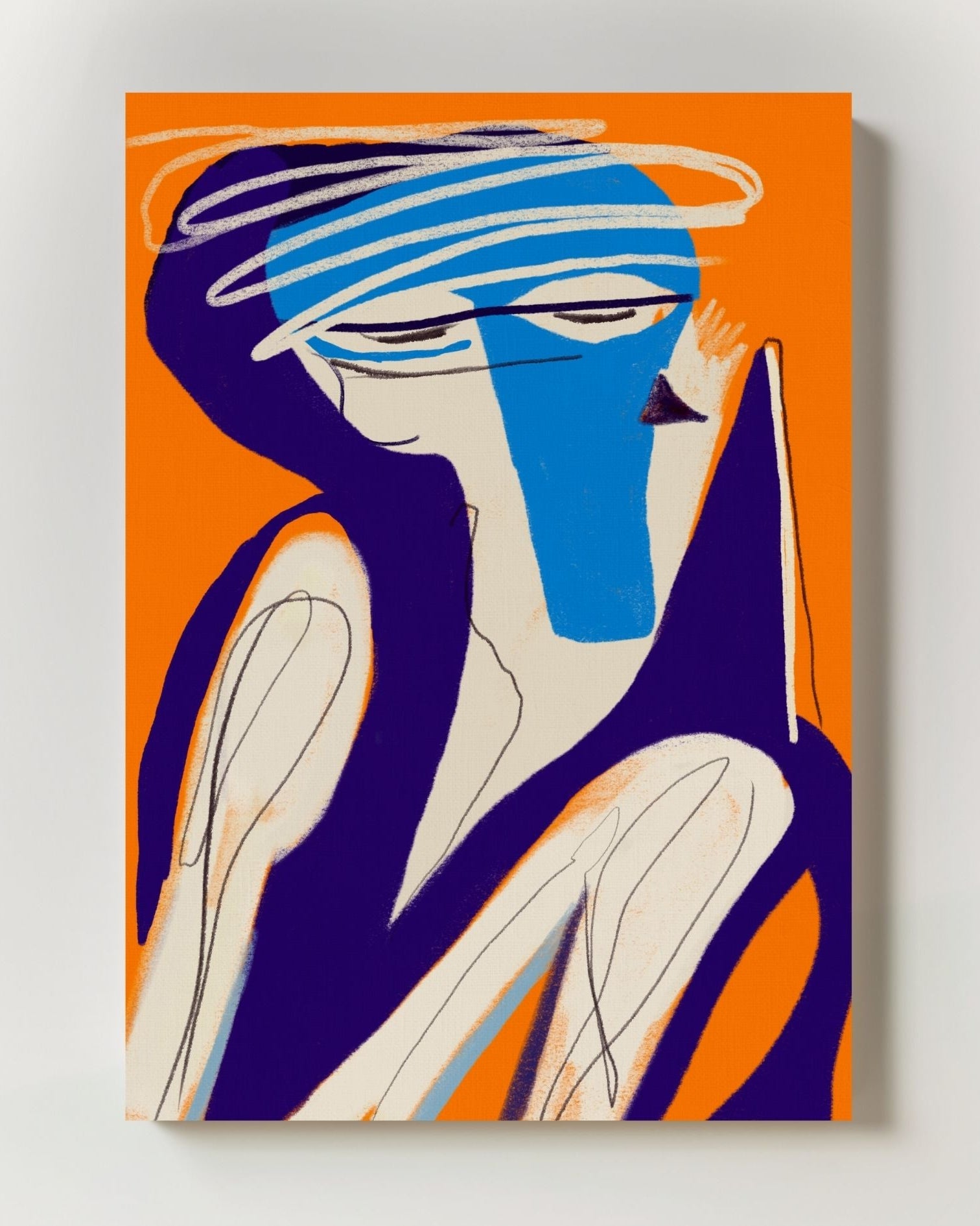 Sunbath Poster – FineArt Wandbild, moderne Kunst & Fine Art Print von Spawnd, handgefertigt & Made in Germany