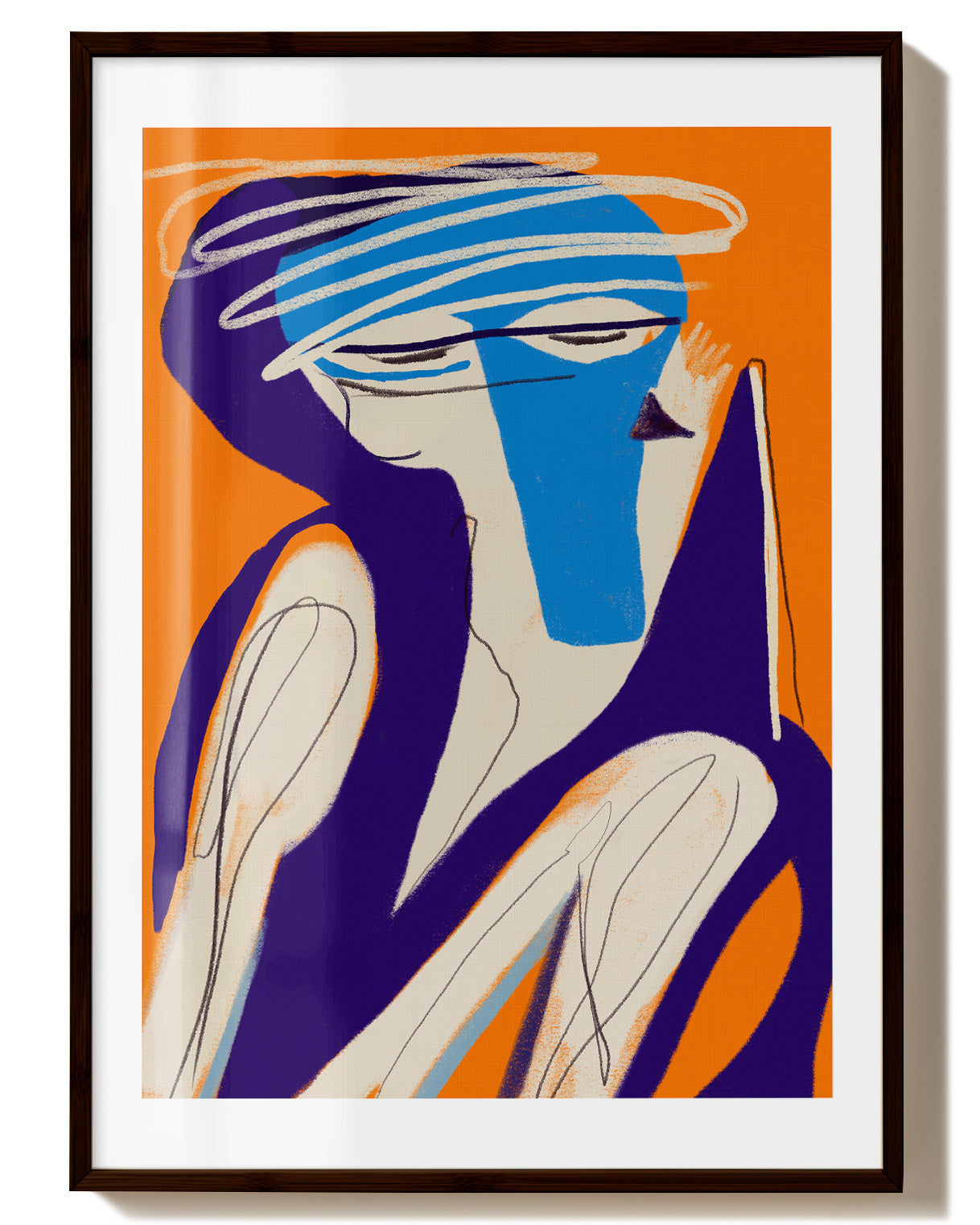 Sunbath Poster – FineArt Wandbild, moderne Kunst & Fine Art Print von Spawnd, handgefertigt & Made in Germany