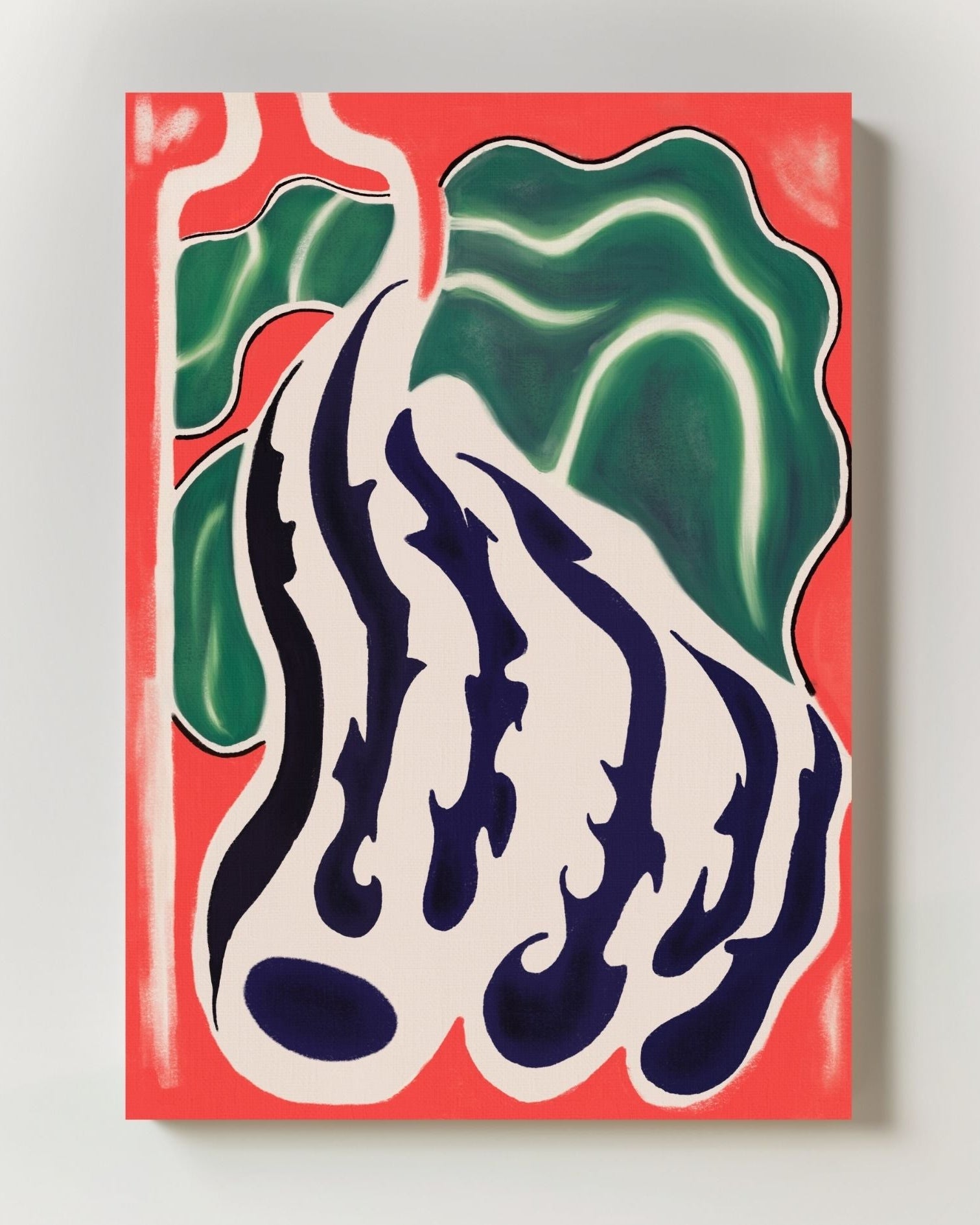 Surging Roots Poster – FineArt Wandbild, moderne Kunst & Fine Art Print von Spawnd, handgefertigt & Made in Germany