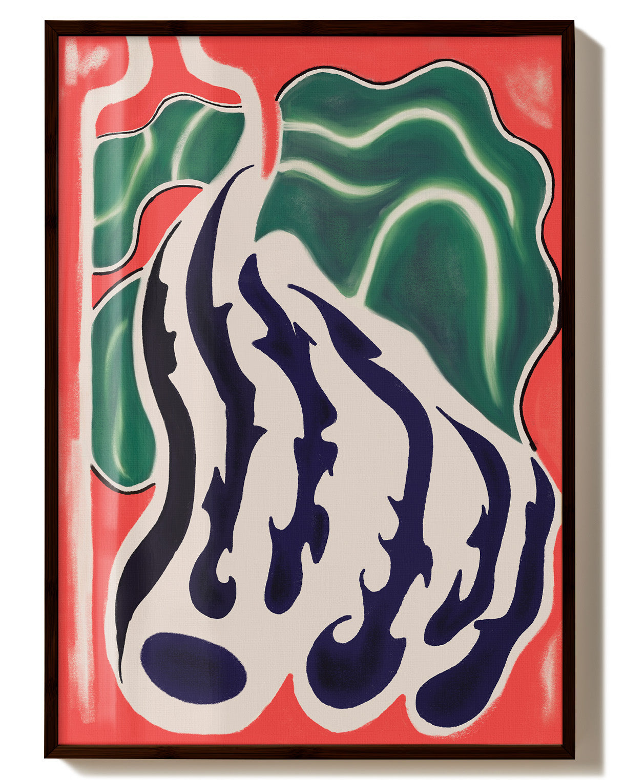 Surging Roots Poster – FineArt Wandbild, moderne Kunst & Fine Art Print von Spawnd, handgefertigt & Made in Germany
