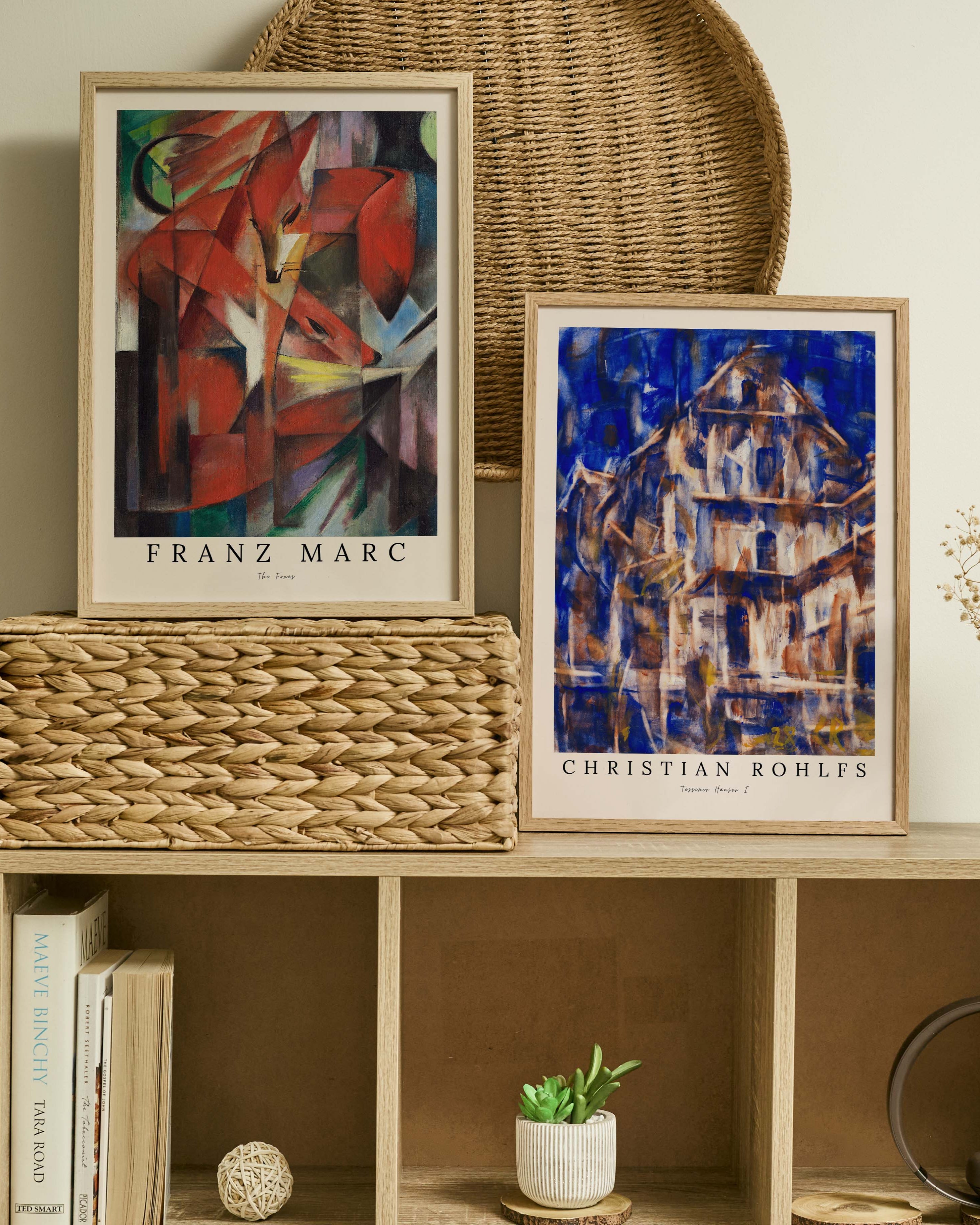 Tessiner Häuser I Poster – FineArt Wandbild, moderne Kunst & Fine Art Print von Spawnd, handgefertigt & Made in Germany