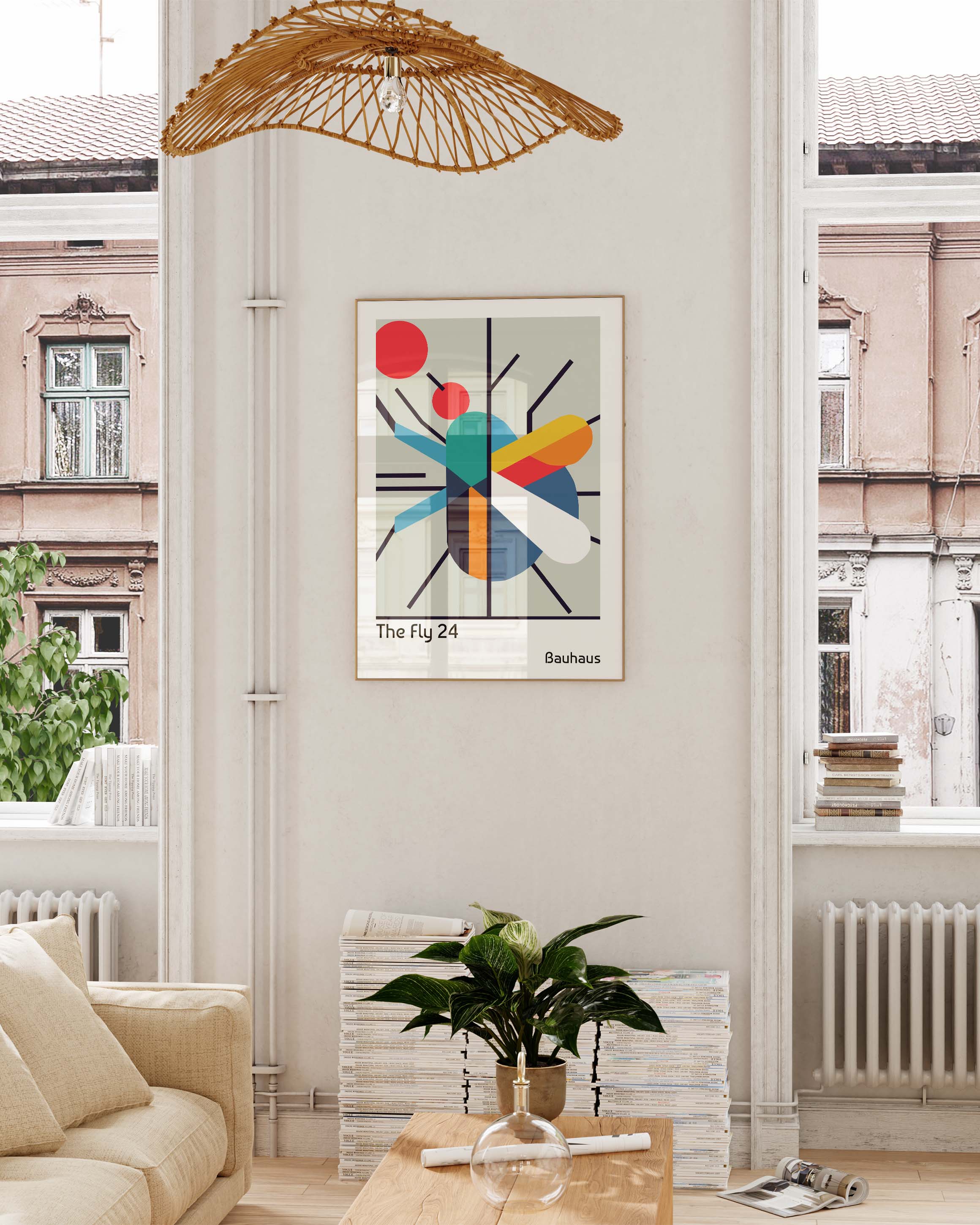 The Fly Poster – FineArt Wandbild, moderne Kunst & Fine Art Print von Spawnd, handgefertigt & Made in Germany