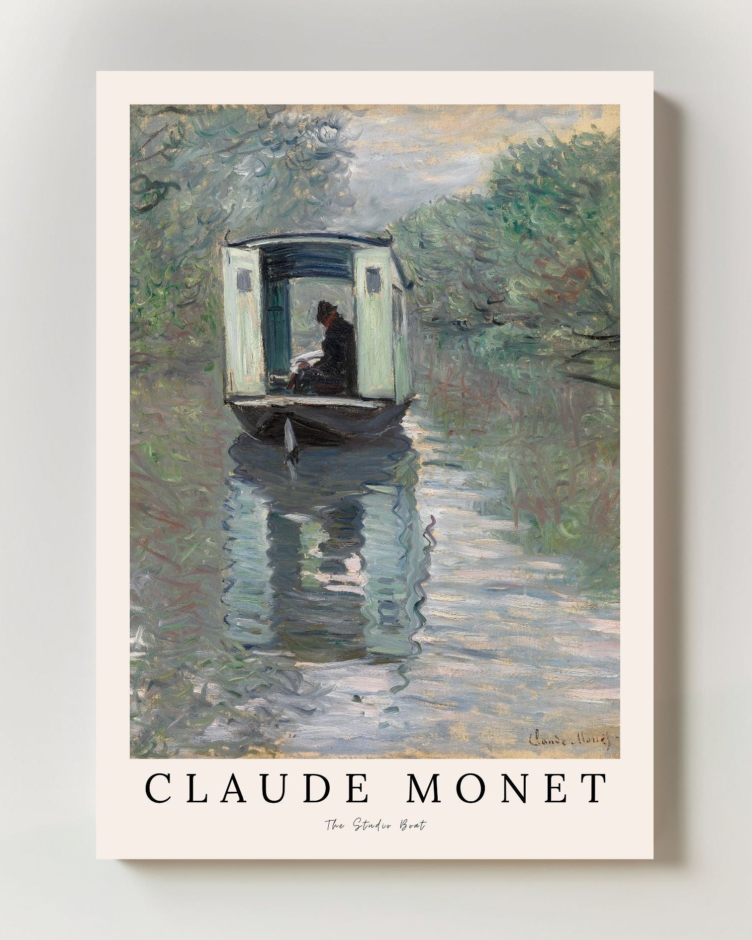 The Studio Boat Poster – FineArt Wandbild, moderne Kunst & Fine Art Print von Spawnd, handgefertigt & Made in Germany