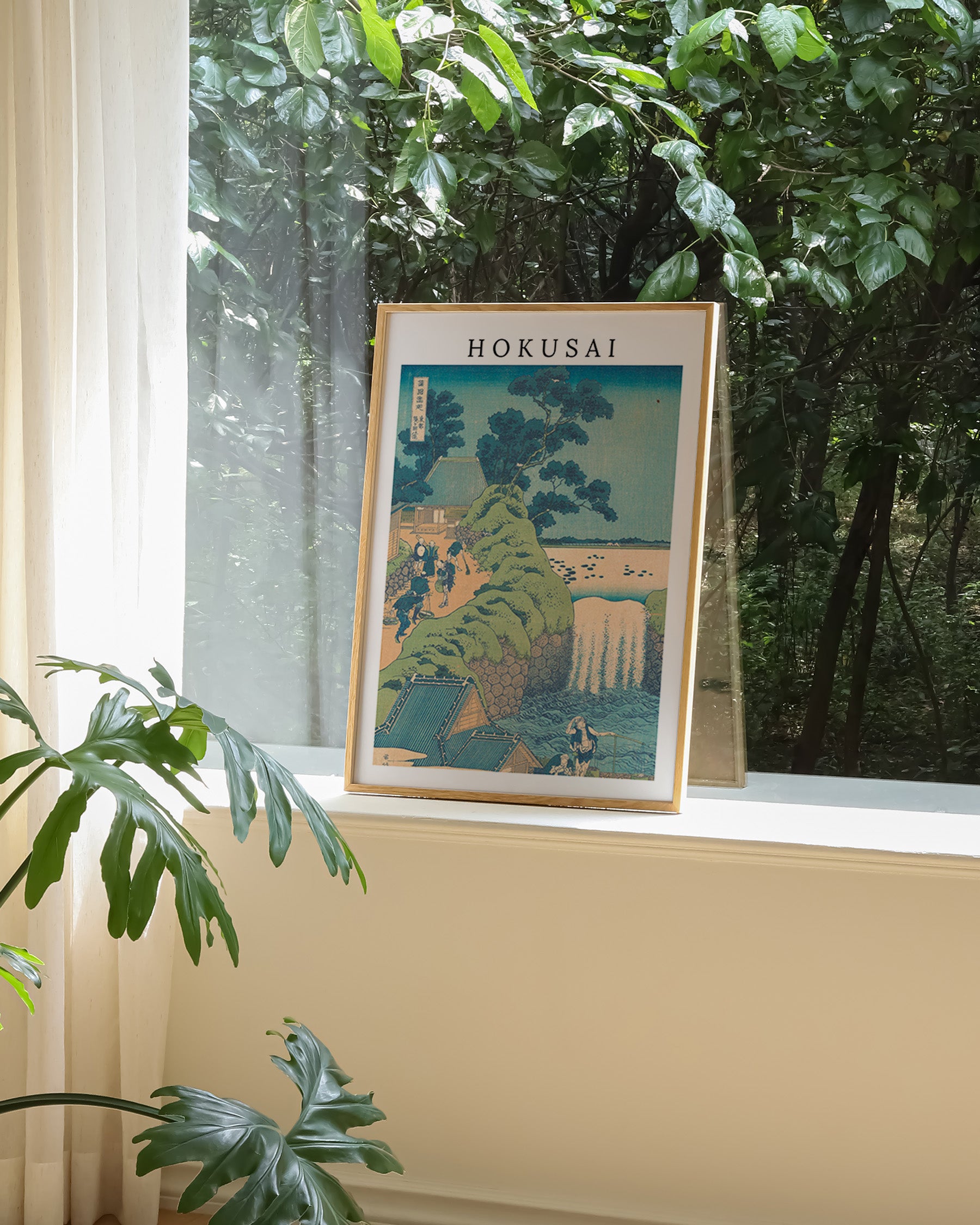 Tōto Shōnyū no Taki Poster – FineArt Wandbild, moderne Kunst & Fine Art Print von Spawnd, handgefertigt & Made in Germany