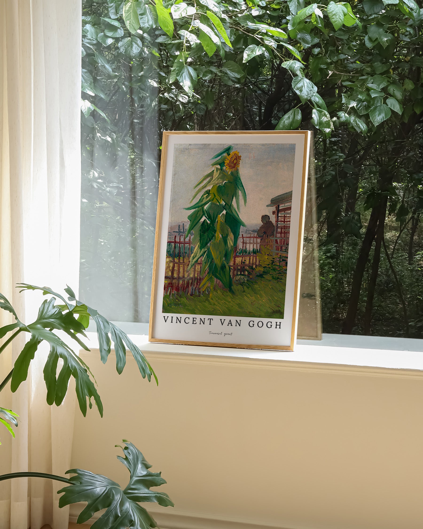 Tournesol géant Poster – FineArt Wandbild, moderne Kunst & Fine Art Print von Spawnd, handgefertigt & Made in Germany