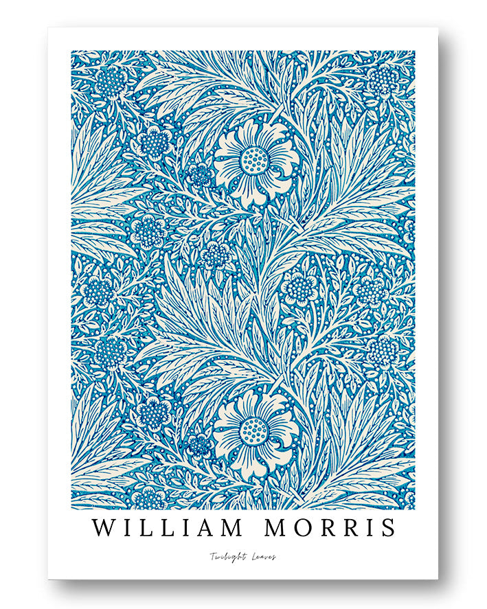 Twilight Leaves Poster – FineArt Wandbild, moderne Kunst & Fine Art Print von Spawnd, handgefertigt & Made in Germany