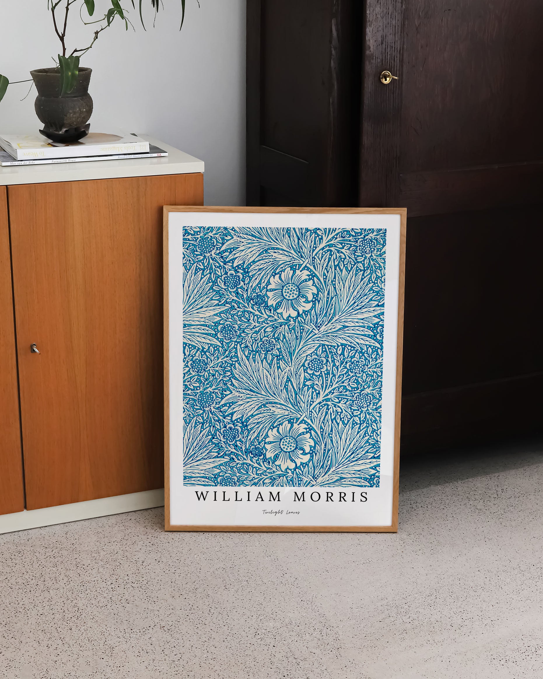 Twilight Leaves Poster – FineArt Wandbild, moderne Kunst & Fine Art Print von Spawnd, handgefertigt & Made in Germany