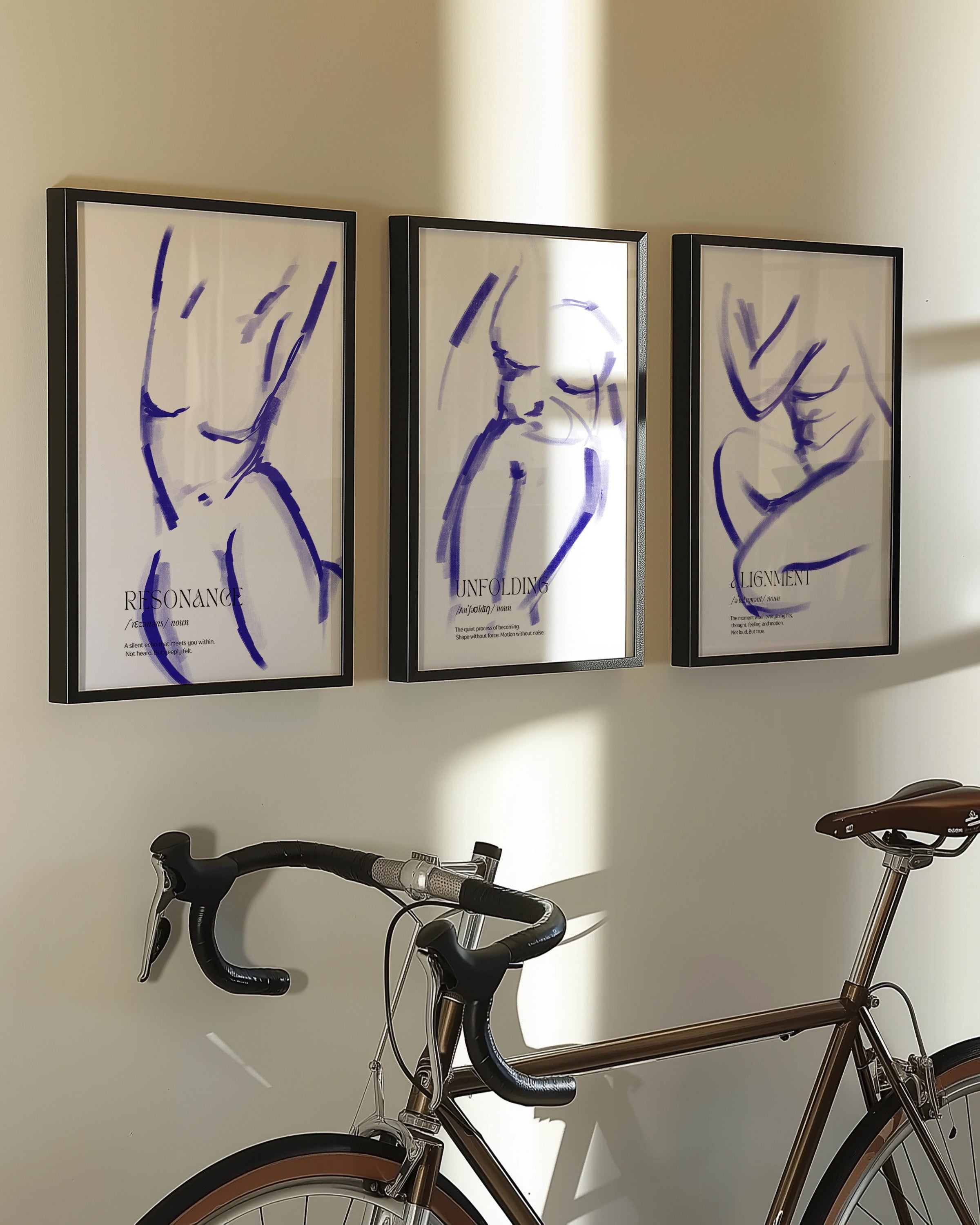 Unfolding Poster im Wohnzimmer – Fine Art Print mit – Spawnd