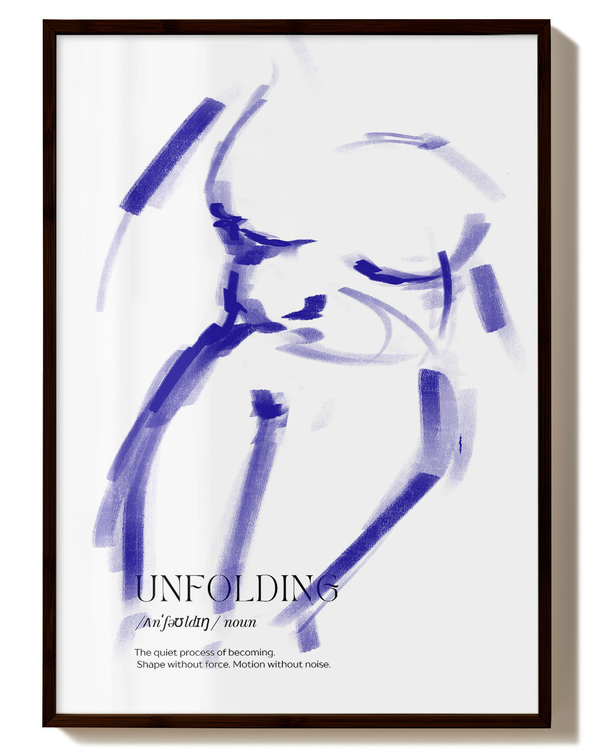 Unfolding Poster – FineArt Wandbild, moderne Kunst & Fine Art Print von Spawnd, handgefertigt & Made in Germany
