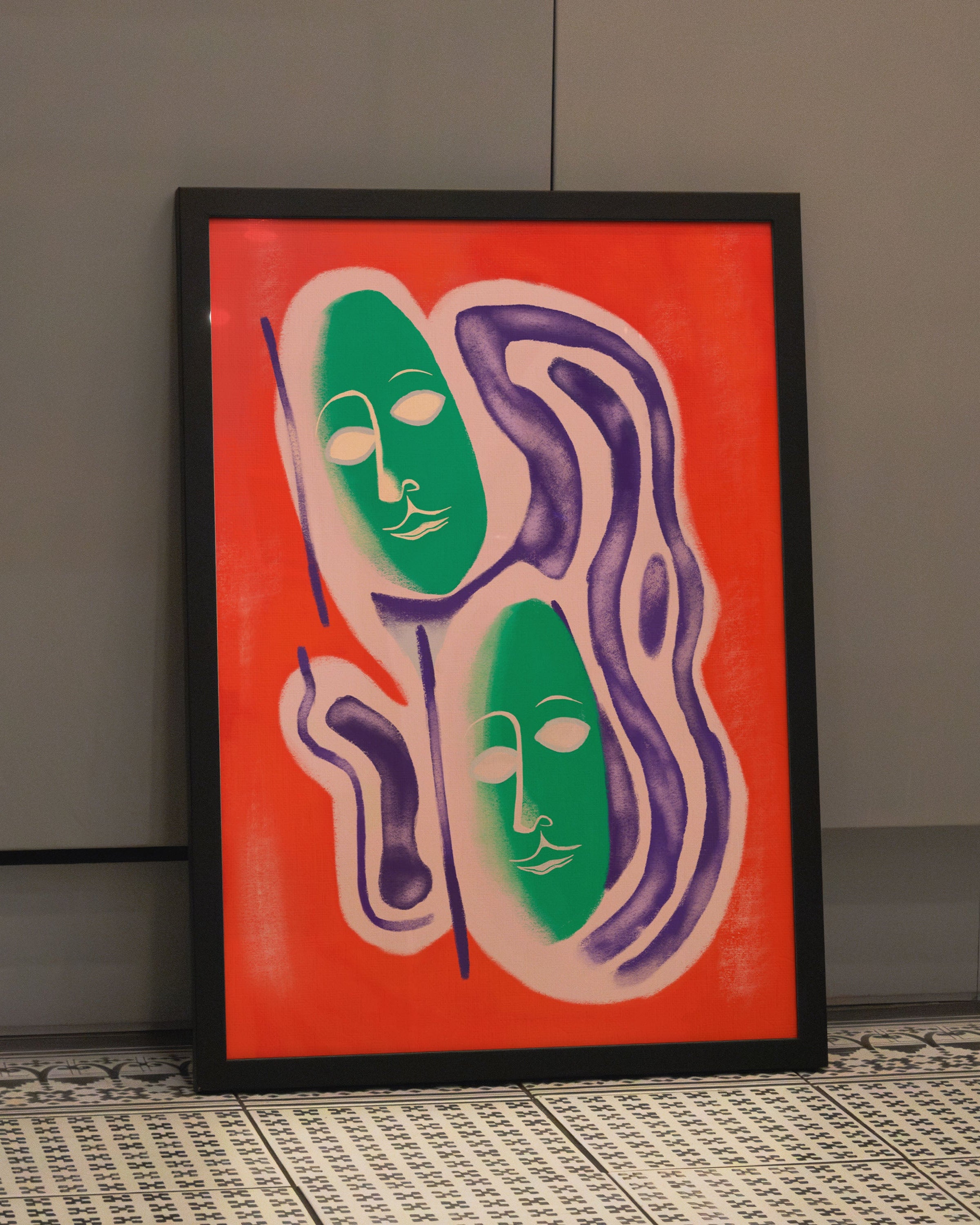 Unreal Poster – FineArt Wandbild, moderne Kunst & Fine Art Print von Spawnd, handgefertigt & Made in Germany