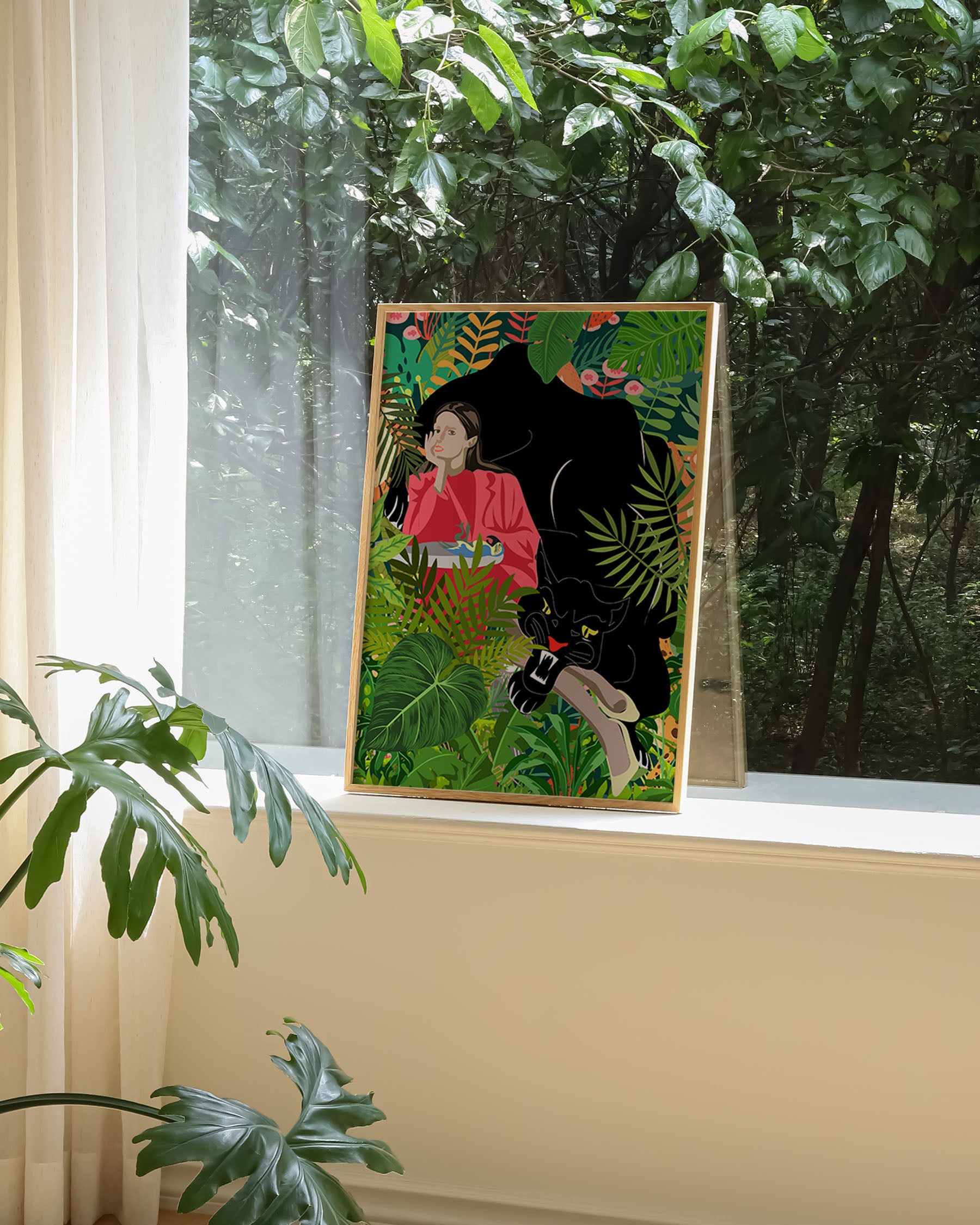 Urban Jungle Poster – FineArt Wandbild, moderne Kunst & Fine Art Print von Spawnd, handgefertigt & Made in Germany