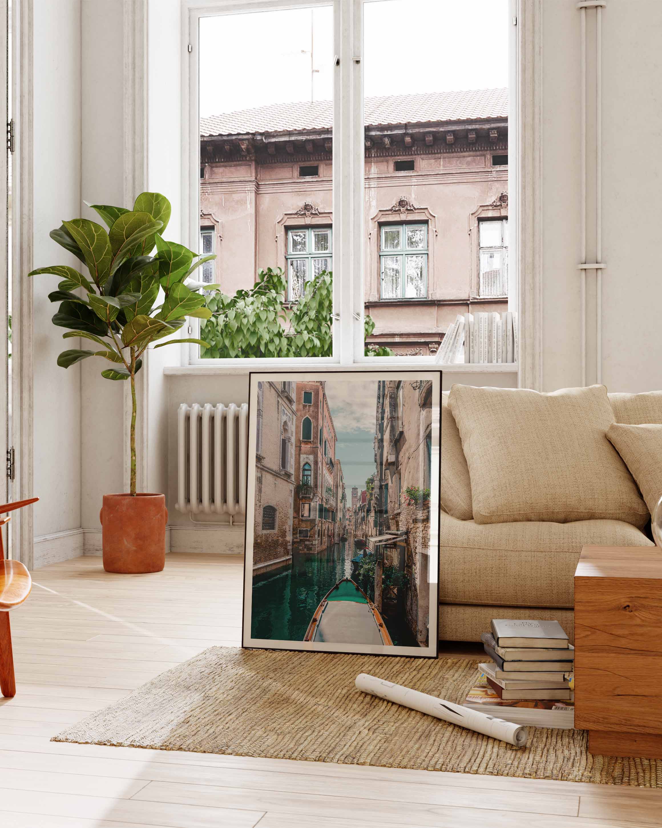 Venice Poster – FineArt Wandbild, moderne Kunst & Fine Art Print von Spawnd, handgefertigt & Made in Germany