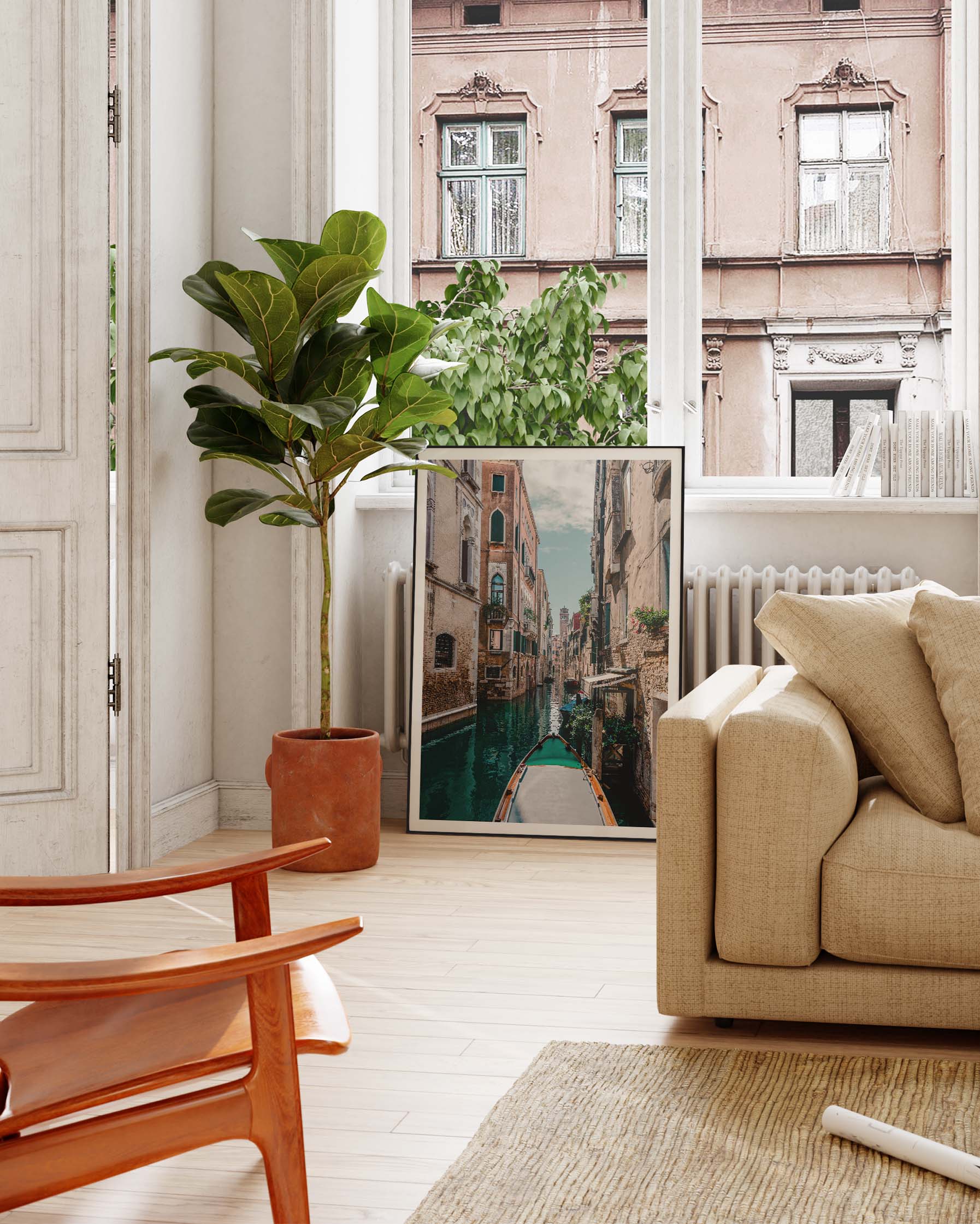 Venice Poster – FineArt Wandbild, moderne Kunst & Fine Art Print von Spawnd, handgefertigt & Made in Germany