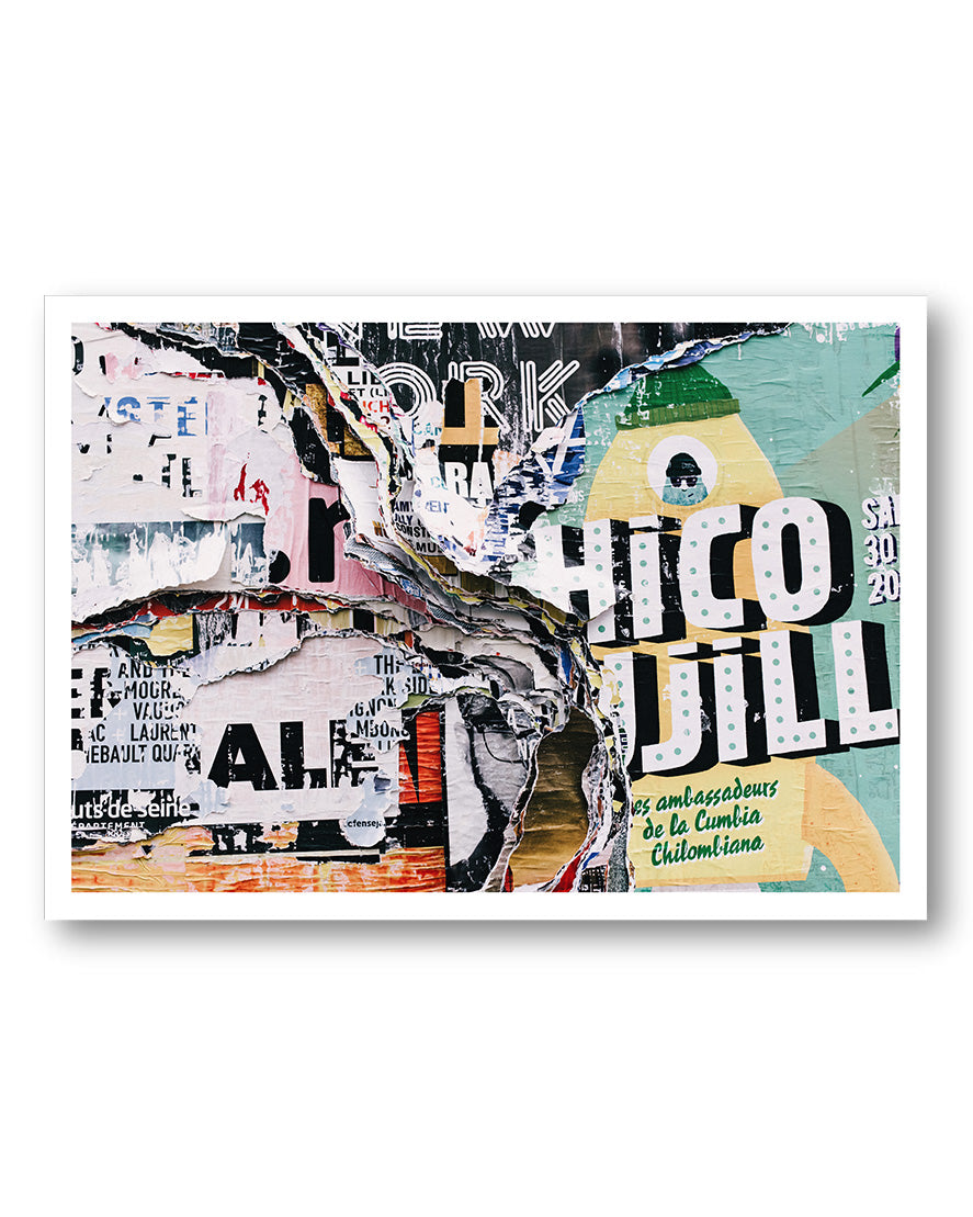 Wall in reykjavik Poster – FineArt Wandbild, moderne Kunst & Fine Art Print von Spawnd, handgefertigt & Made in Germany