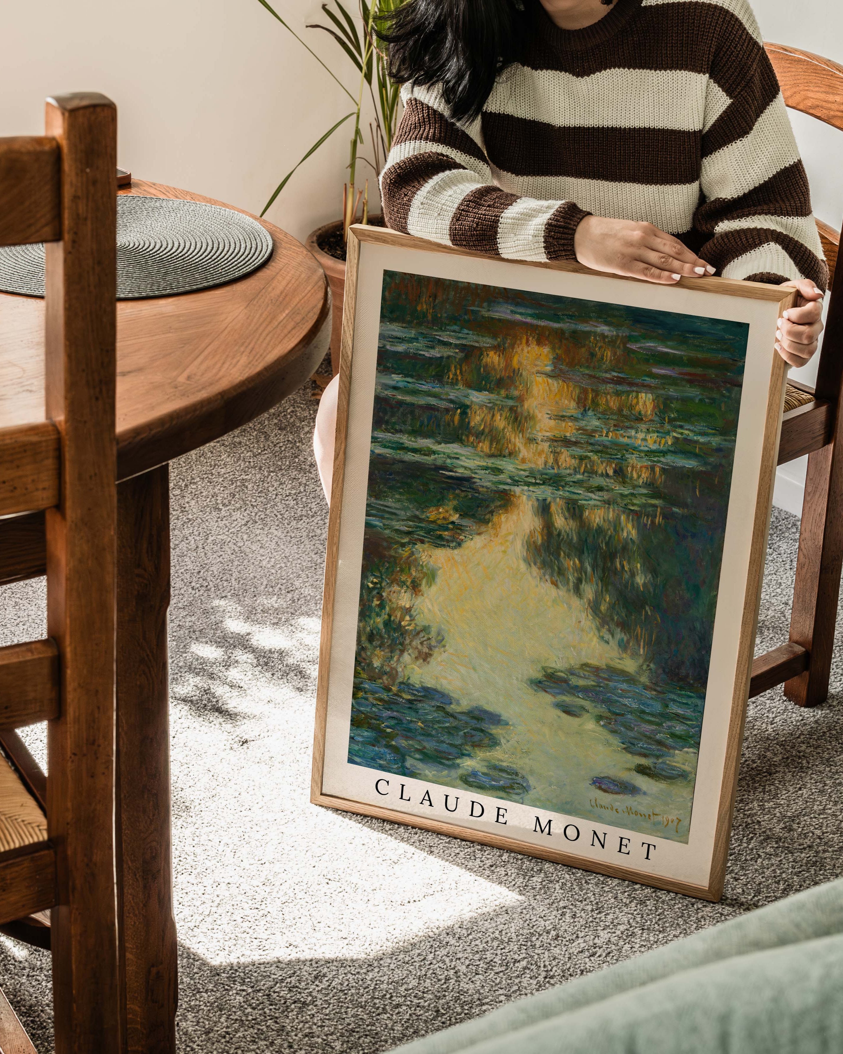 Water Lilies Poster – FineArt Wandbild, moderne Kunst & Fine Art Print von Spawnd, handgefertigt & Made in Germany