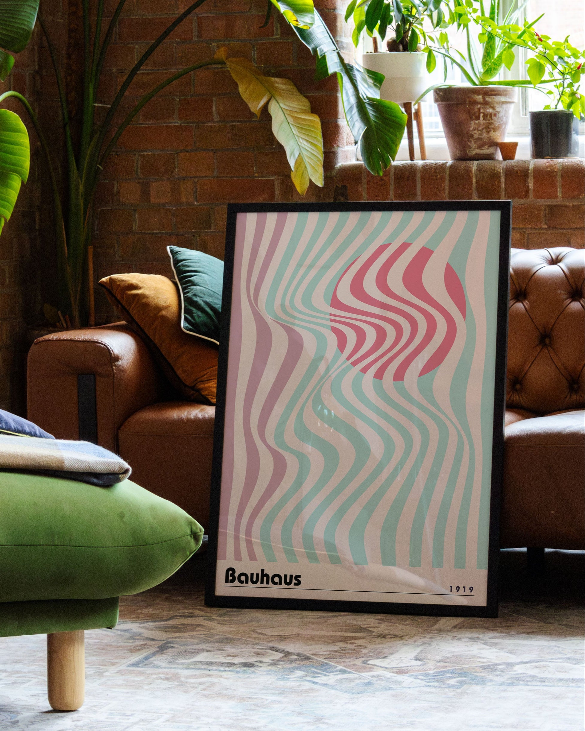 Waves of 1919 Poster – FineArt Wandbild, moderne Kunst & Fine Art Print von Spawnd, handgefertigt & Made in Germany