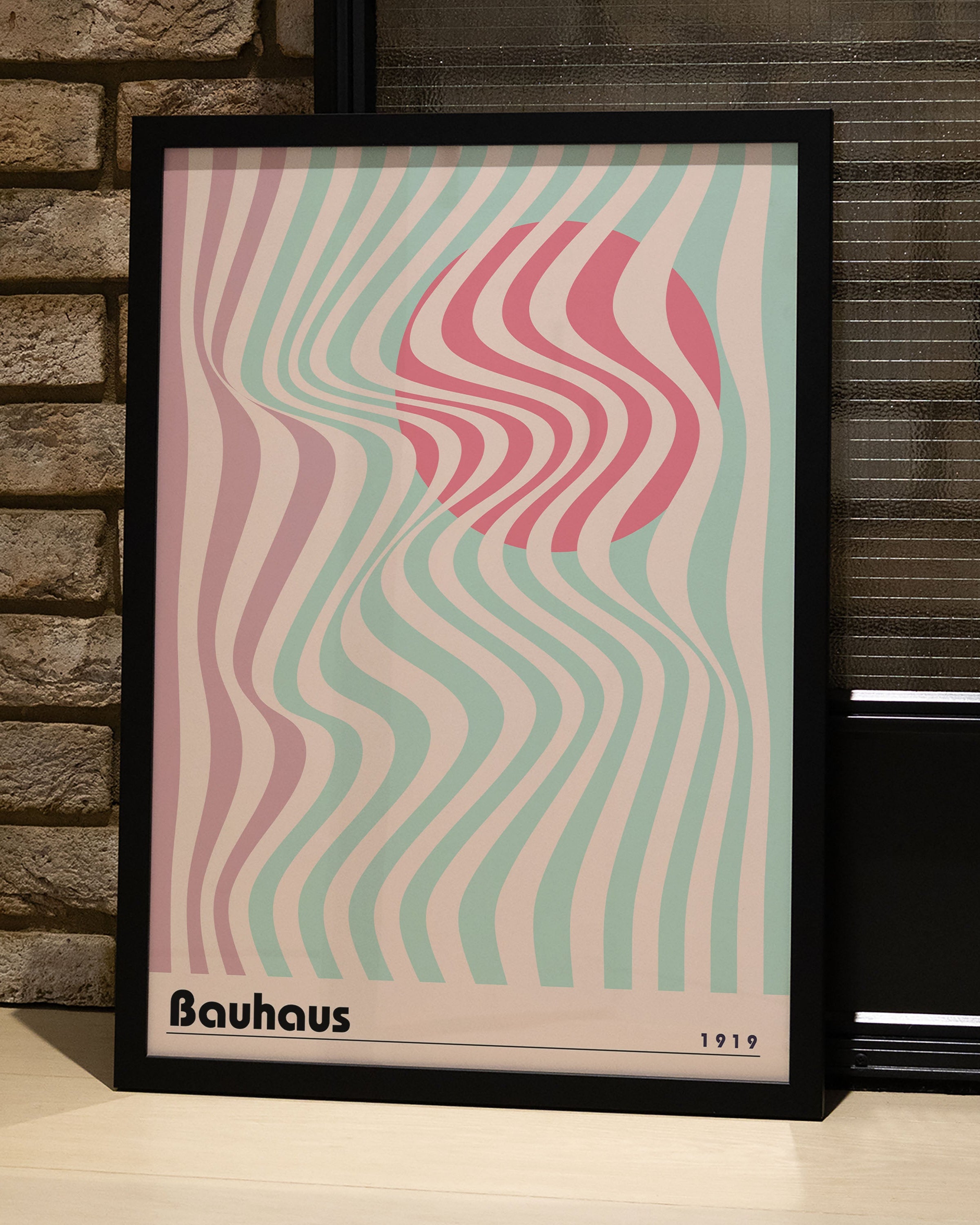 Waves of 1919 Poster – FineArt Wandbild, moderne Kunst & Fine Art Print von Spawnd, handgefertigt & Made in Germany