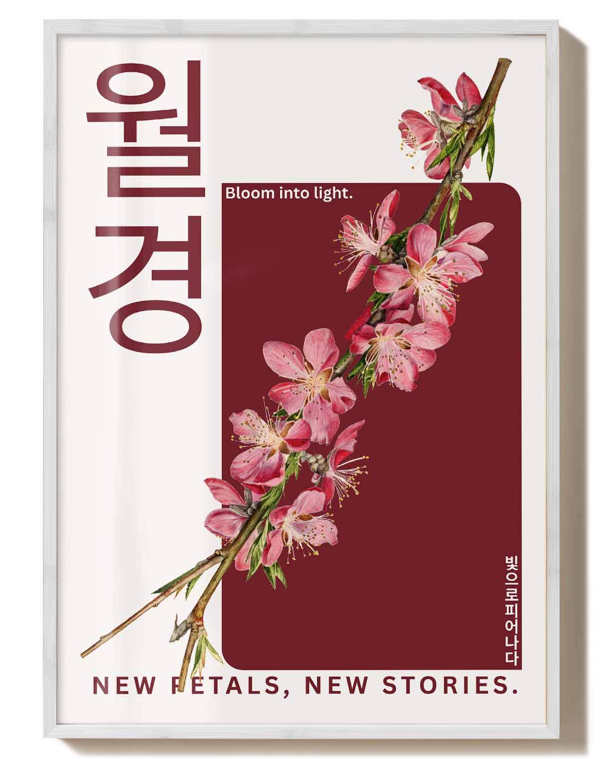 New Petals | Botanical Asia Art Poster