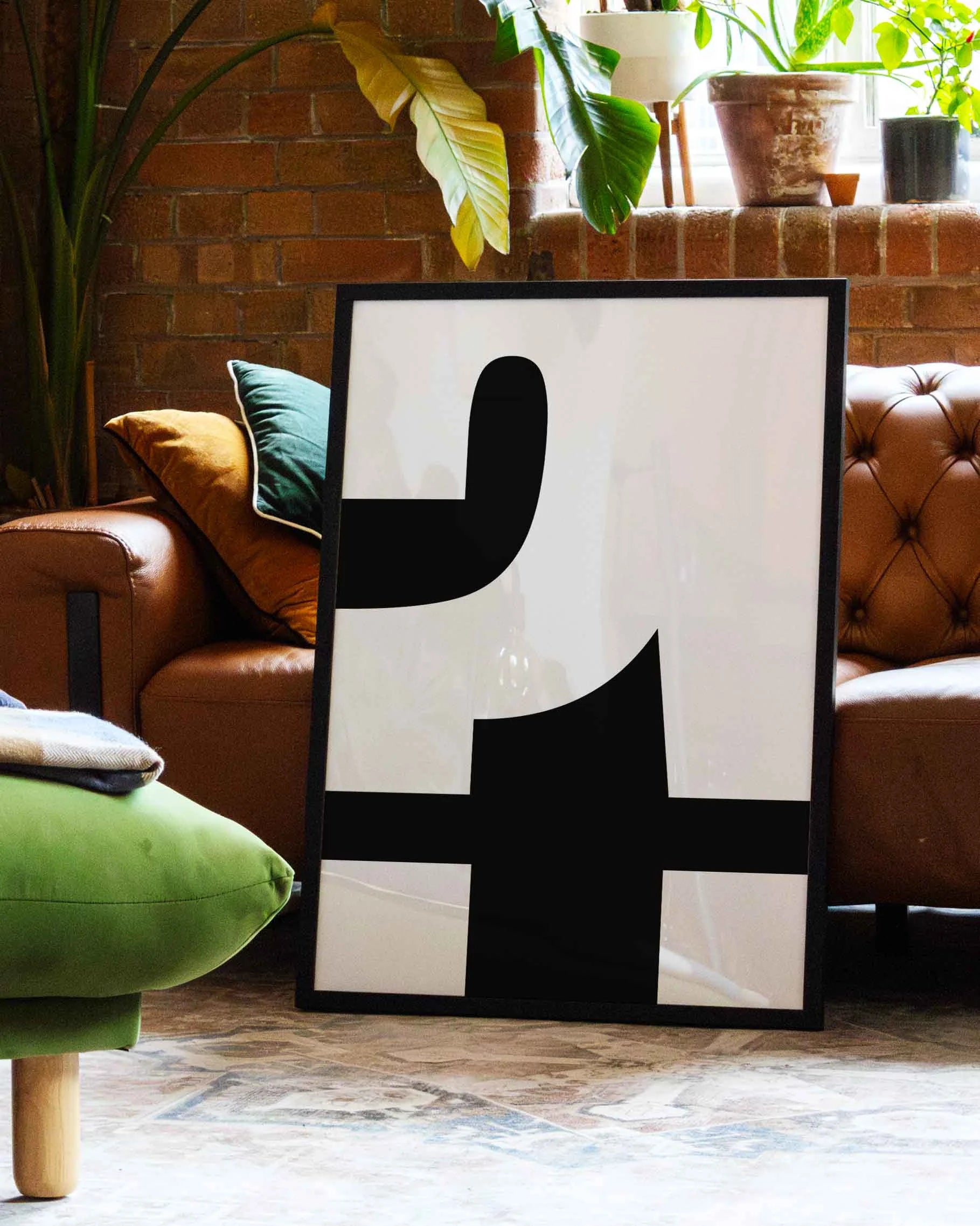 What?! Poster – FineArt Wandbild, moderne Kunst & Fine Art Print von Spawnd, handgefertigt & Made in Germany