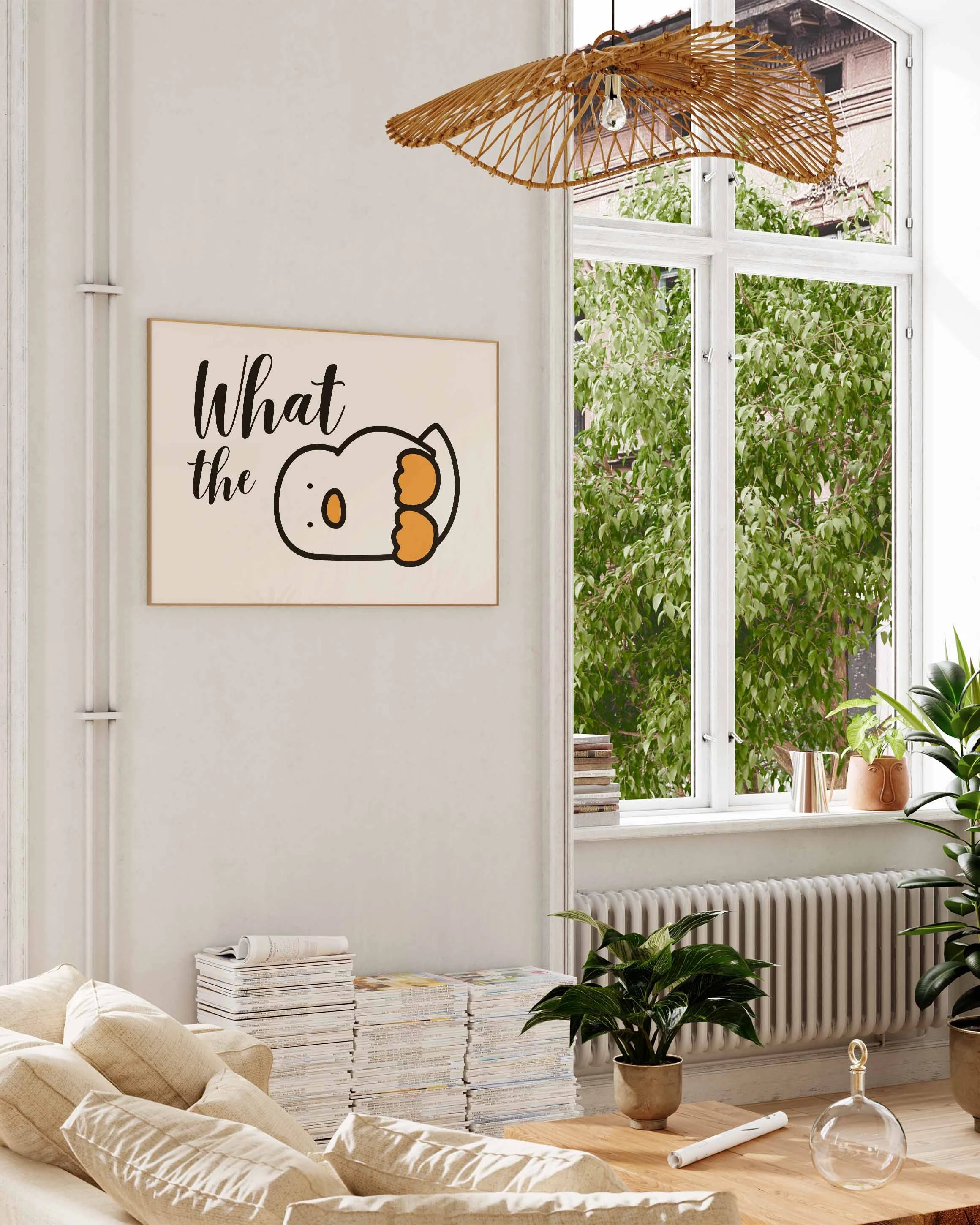 What the Duck Poster – FineArt Wandbild, moderne Kunst & Fine Art Print von Spawnd, handgefertigt & Made in Germany