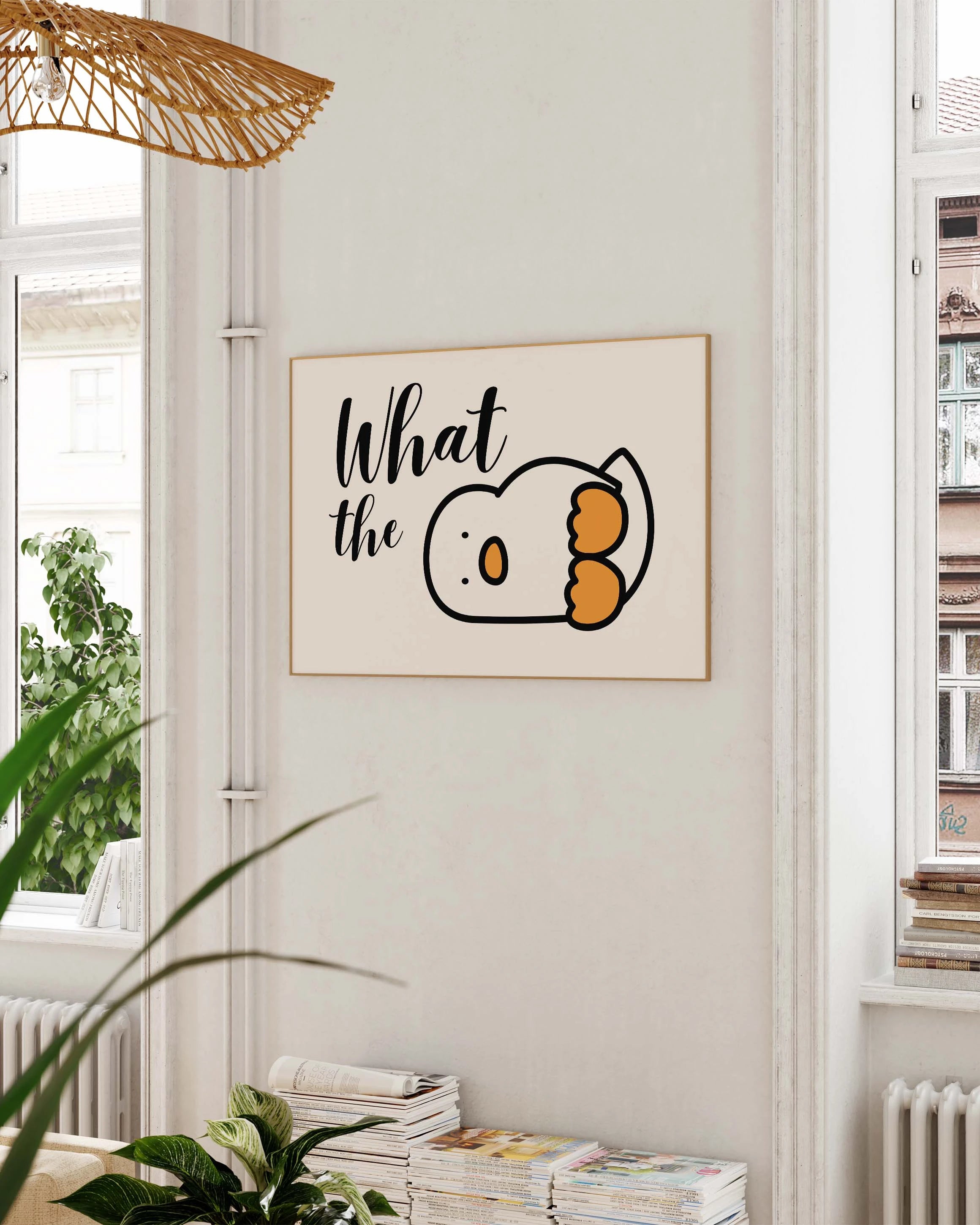 What the Duck Poster – FineArt Wandbild, moderne Kunst & Fine Art Print von Spawnd, handgefertigt & Made in Germany