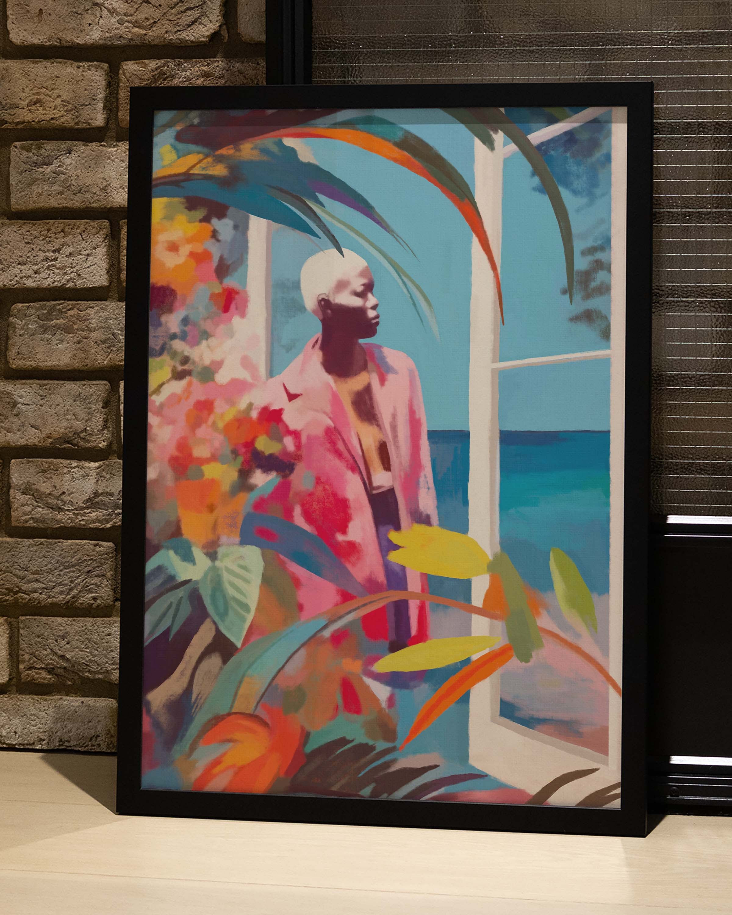 Wintergarden Poster – FineArt Wandbild, moderne Kunst & Fine Art Print von Spawnd, handgefertigt & Made in Germany