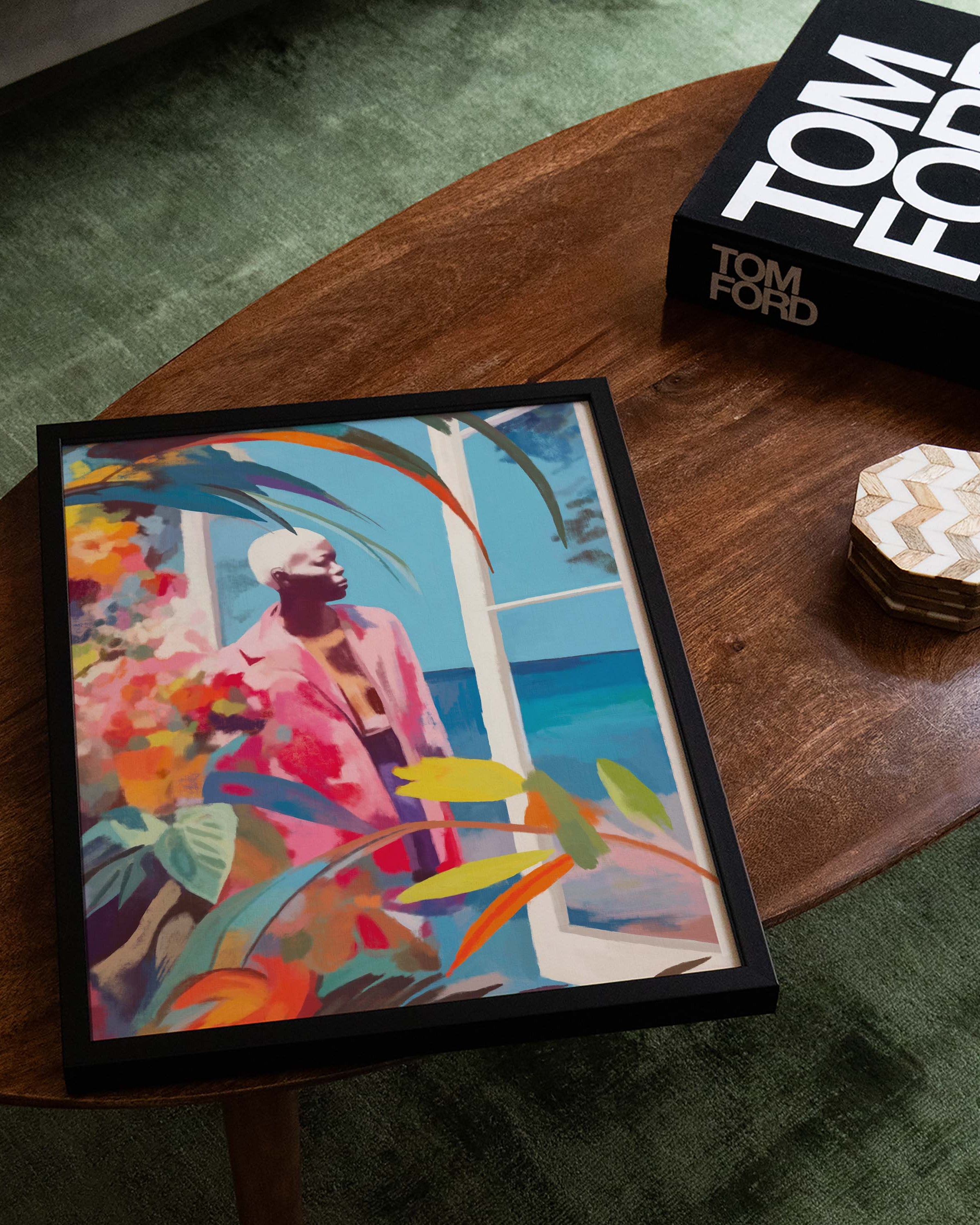 Wintergarden Poster – FineArt Wandbild, moderne Kunst & Fine Art Print von Spawnd, handgefertigt & Made in Germany