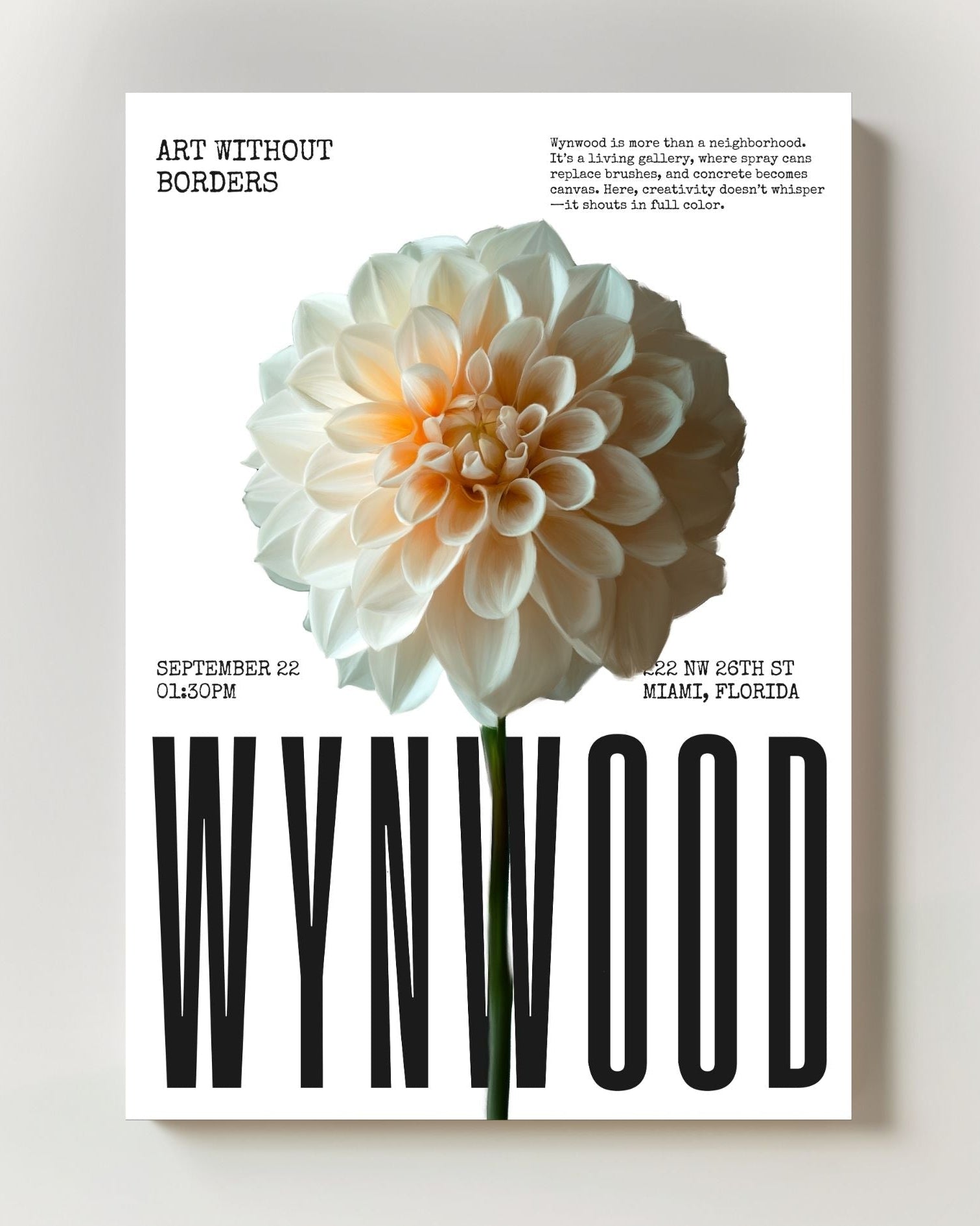 Wynwood Poster – FineArt Wandbild, moderne Kunst & Fine Art Print von Spawnd, handgefertigt & Made in Germany