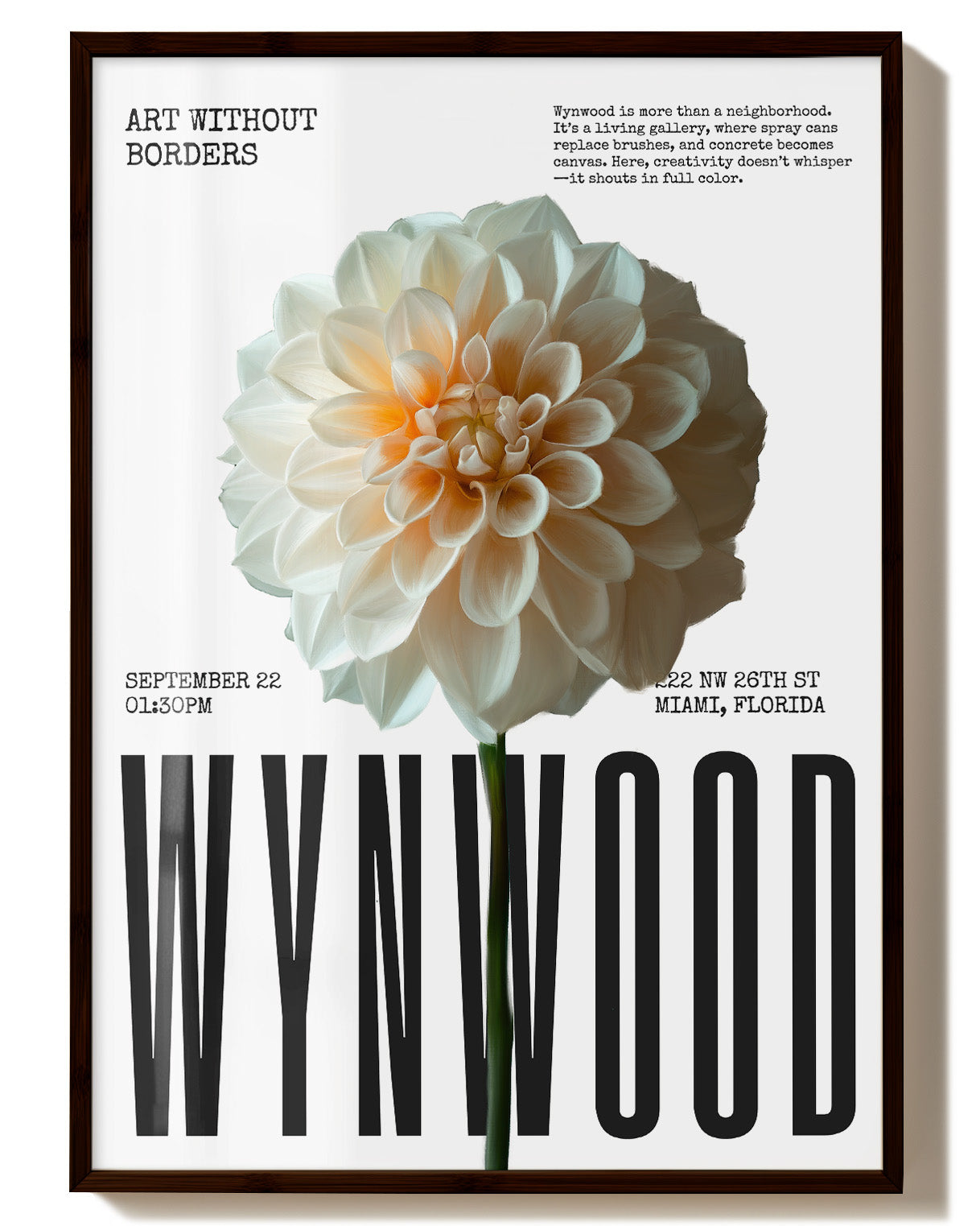 Wynwood Poster – FineArt Wandbild, moderne Kunst & Fine Art Print von Spawnd, handgefertigt & Made in Germany