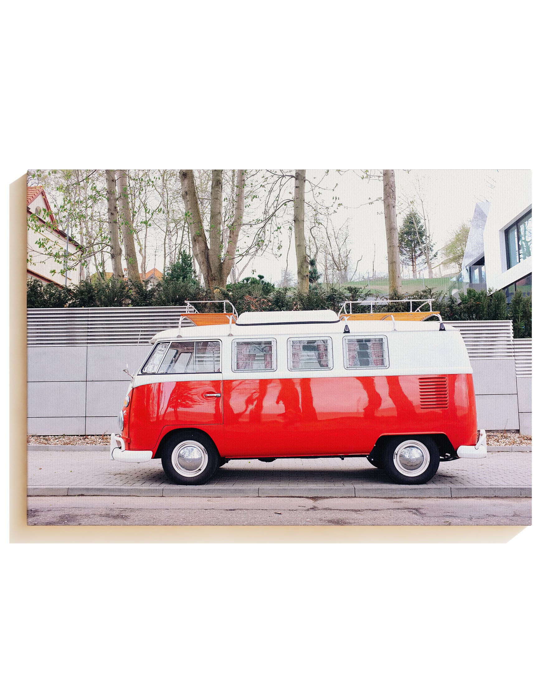 Red Van - Canvas