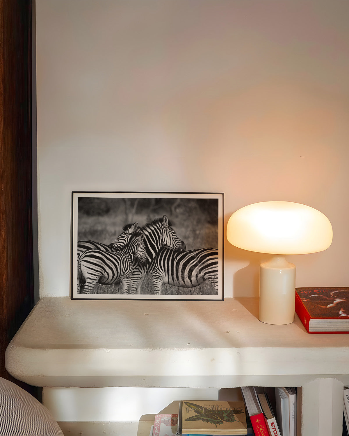Zebra Poster – FineArt Wandbild, moderne Kunst & Fine Art Print von Spawnd, handgefertigt & Made in Germany